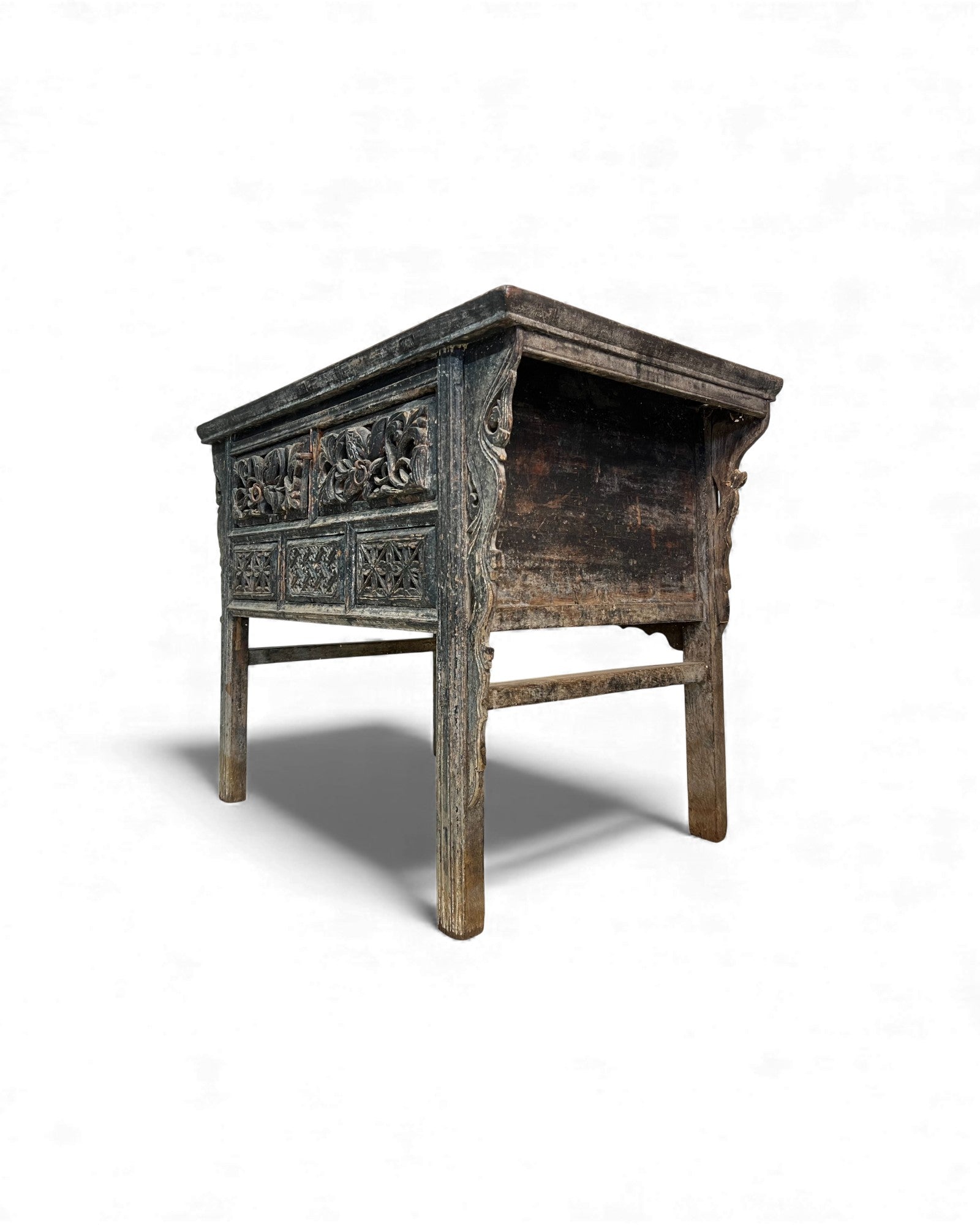 Shanxi Distressed Accented Wooden Sideboard - Surround Living - 23