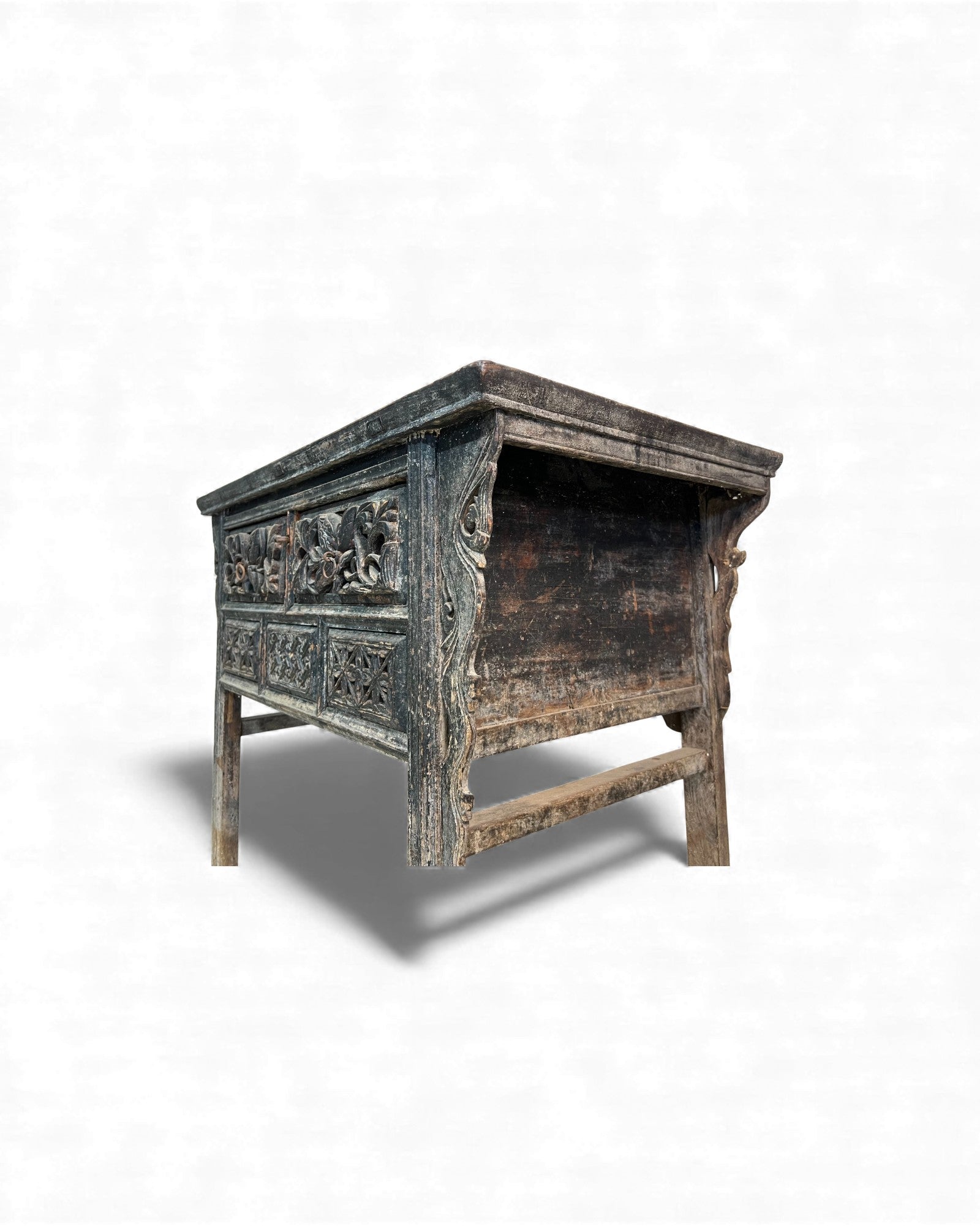 Shanxi Distressed Accented Wooden Sideboard - Surround Living - 32