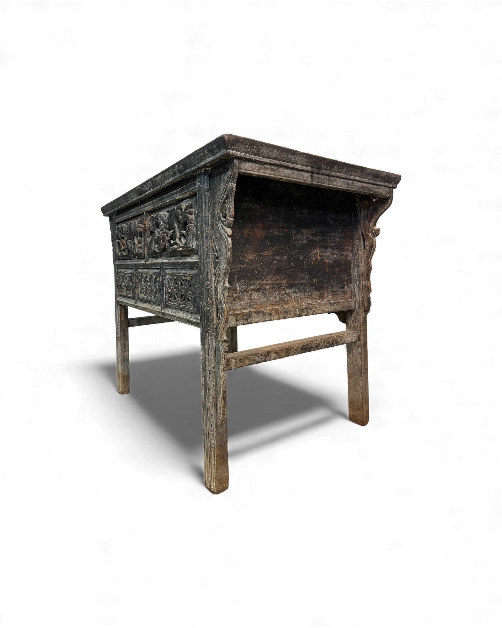 Shanxi Distressed Accented Wooden Sideboard - Surround Living - 11