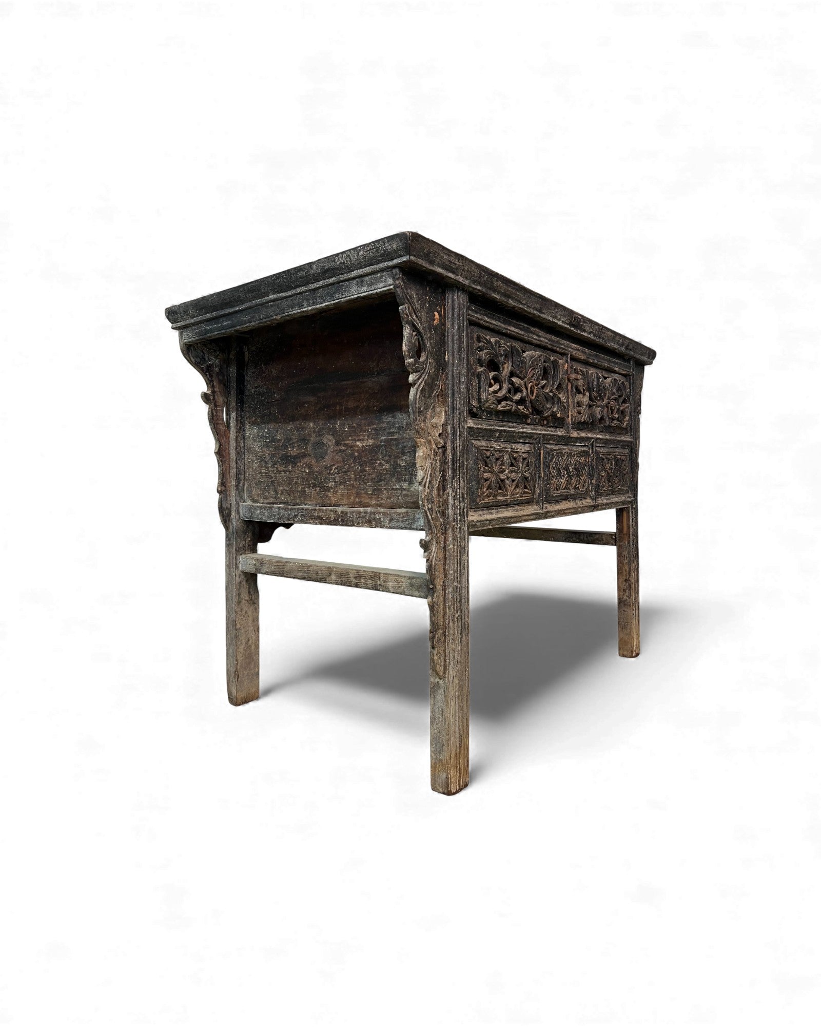 Shanxi Distressed Accented Wooden Sideboard - Surround Living - 14