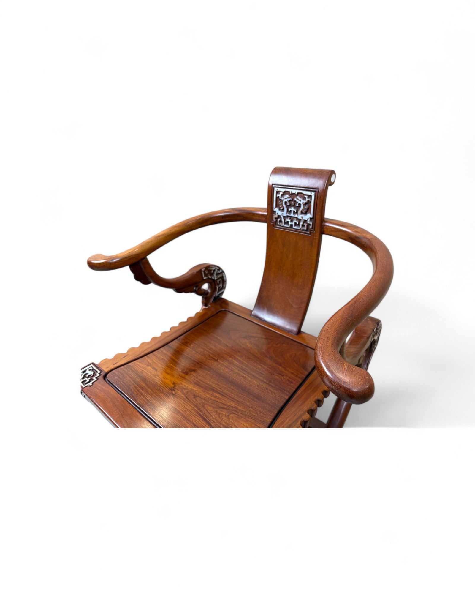 Chinese Reproduction Ming-style folding Horseshoe-back Armchair