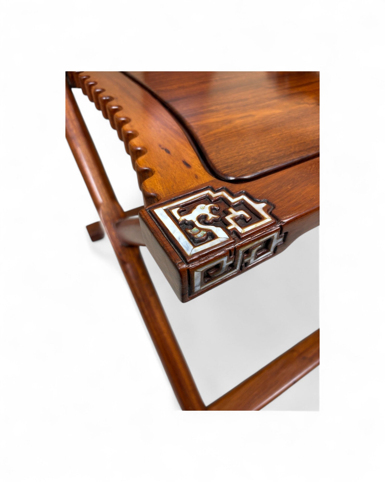 Chinese Reproduction Ming-style folding Horseshoe-back Armchair