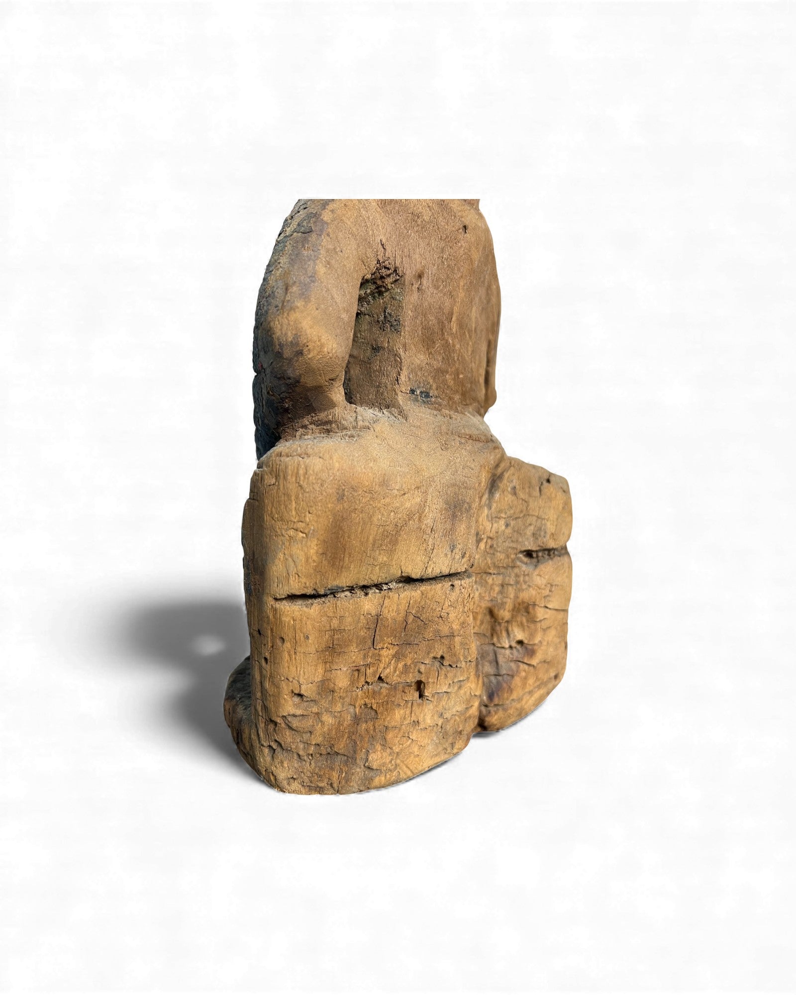 Shanxi Carved Wooden Taoist Deity Figure - Surround Living - 12