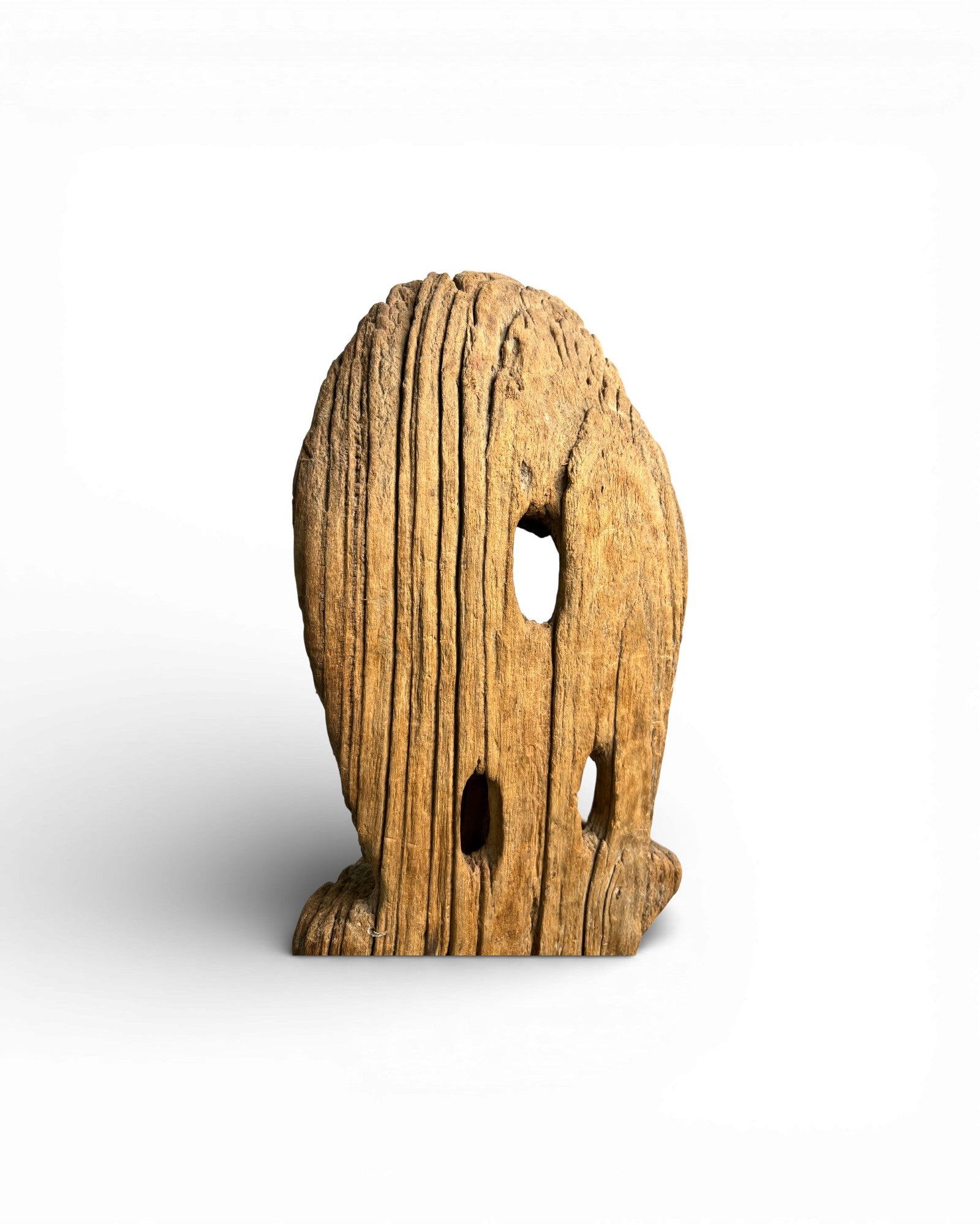 Chinese Carved Wooden Guanyin with Mandorla - Surround Living - 3