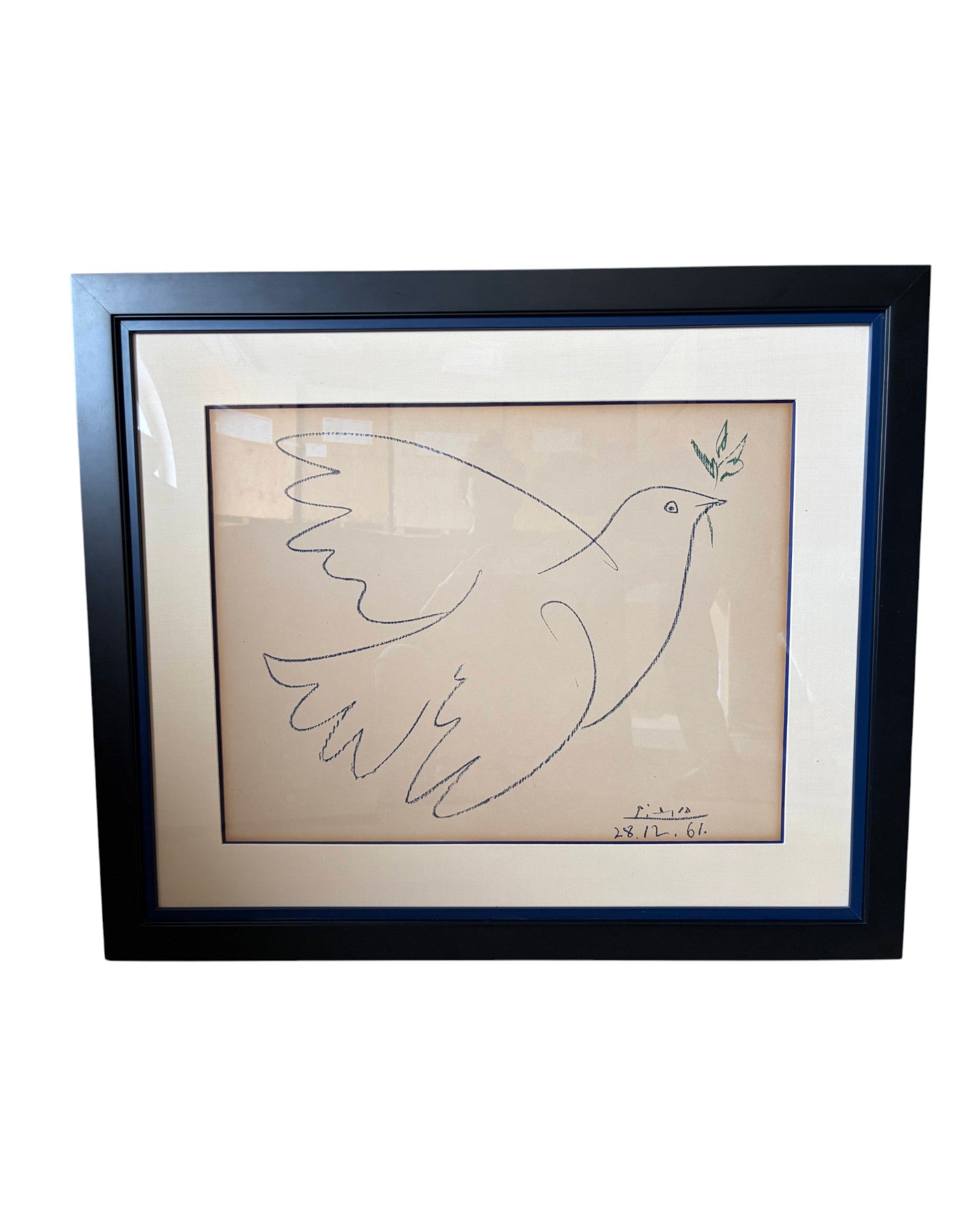 La Colombe Bleu, 1961 by Pablo Picasso [48 x 77cm]