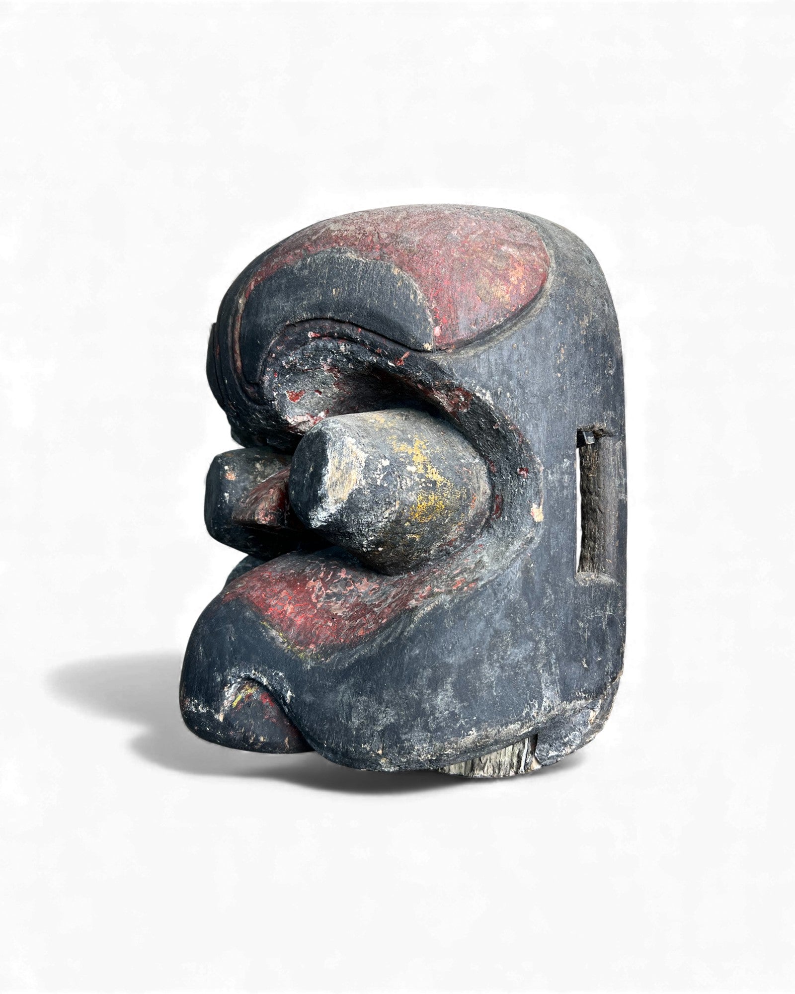 Hunan Folk Festival Mask in Red and Black Pigment - Surround Living - 8