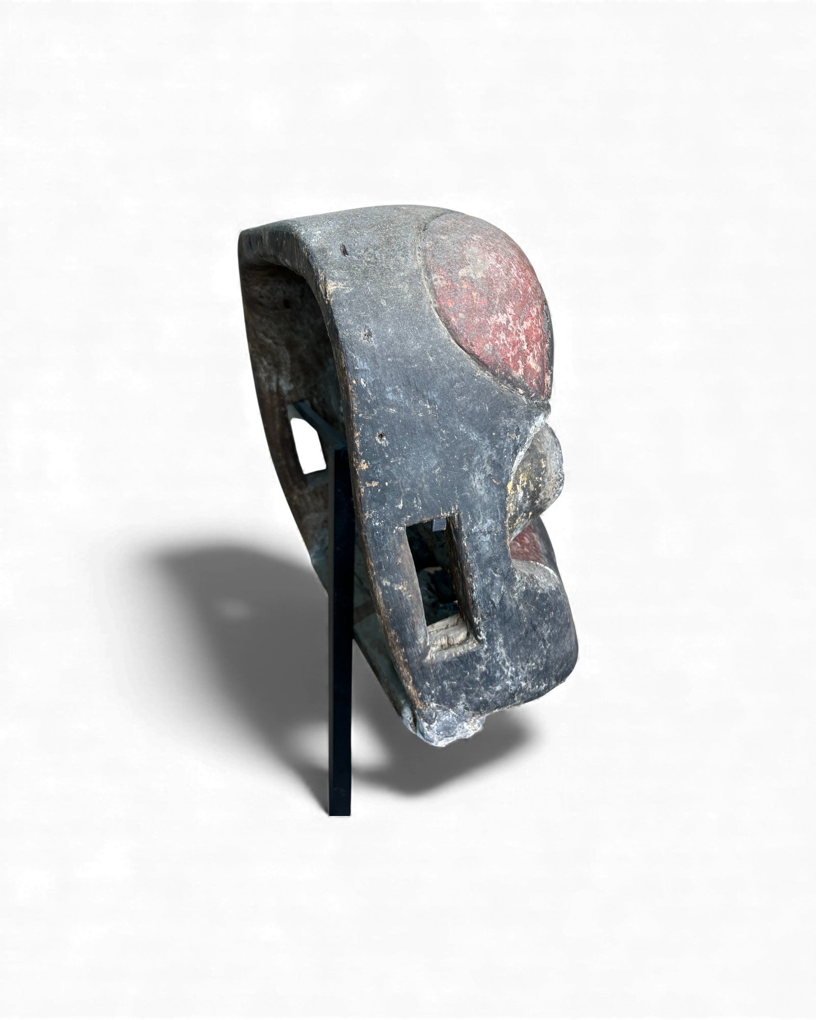 Hunan Folk Festival Mask in Red and Black Pigment - Surround Living - 13