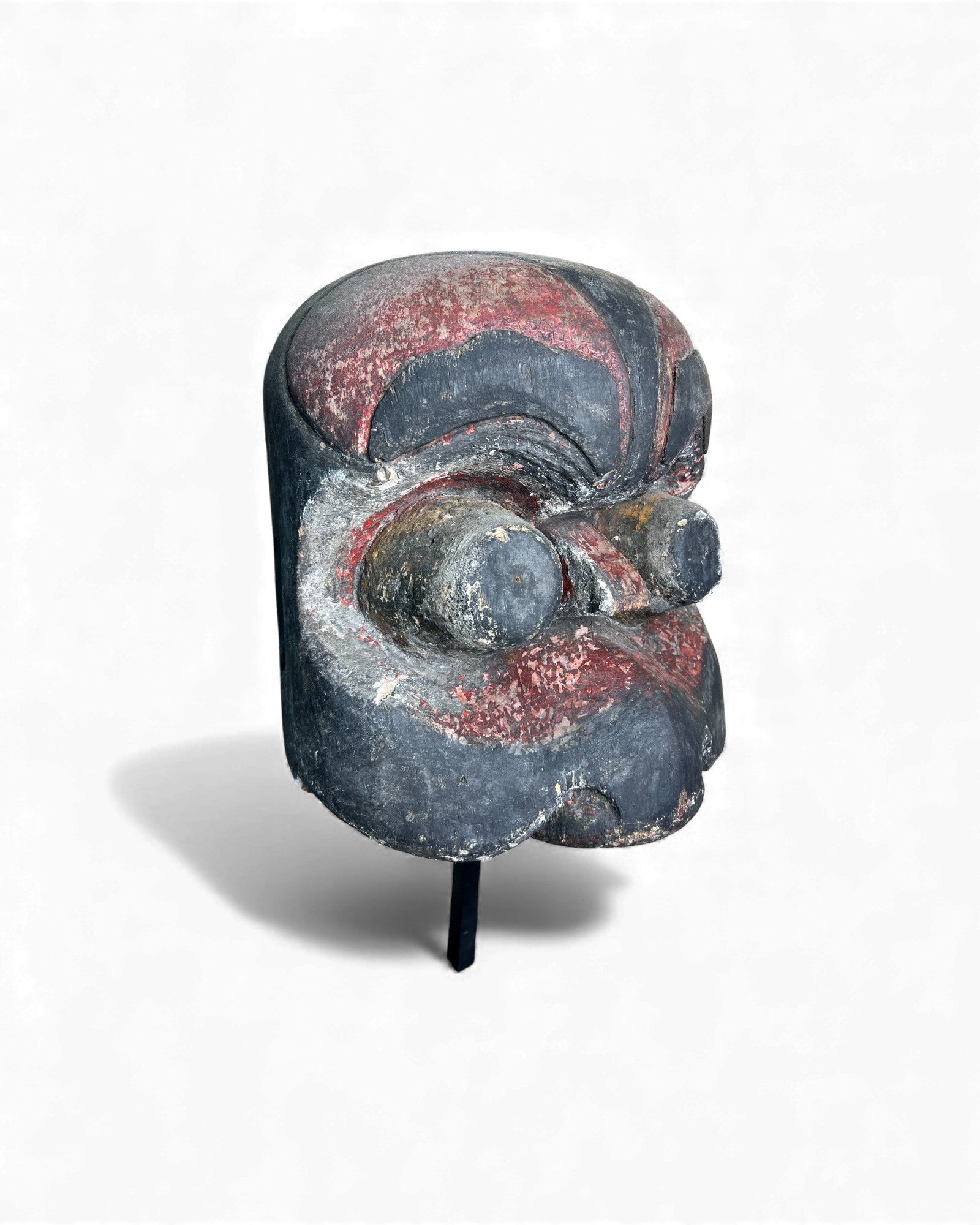 Hunan Folk Festival Mask in Red and Black Pigment - Surround Living - 15