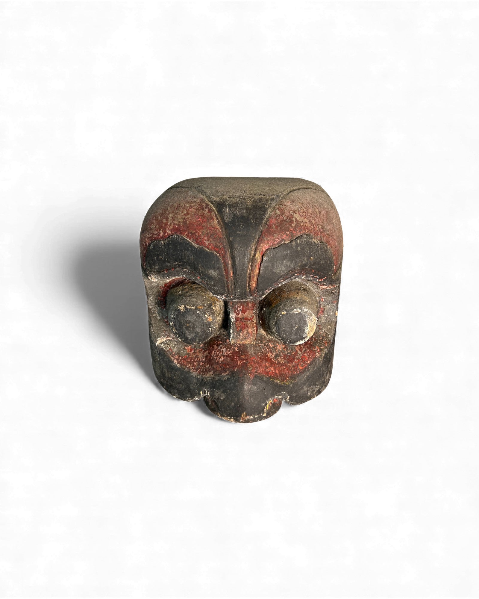 Hunan Folk Festival Mask in Red and Black Pigment - Surround Living - 16