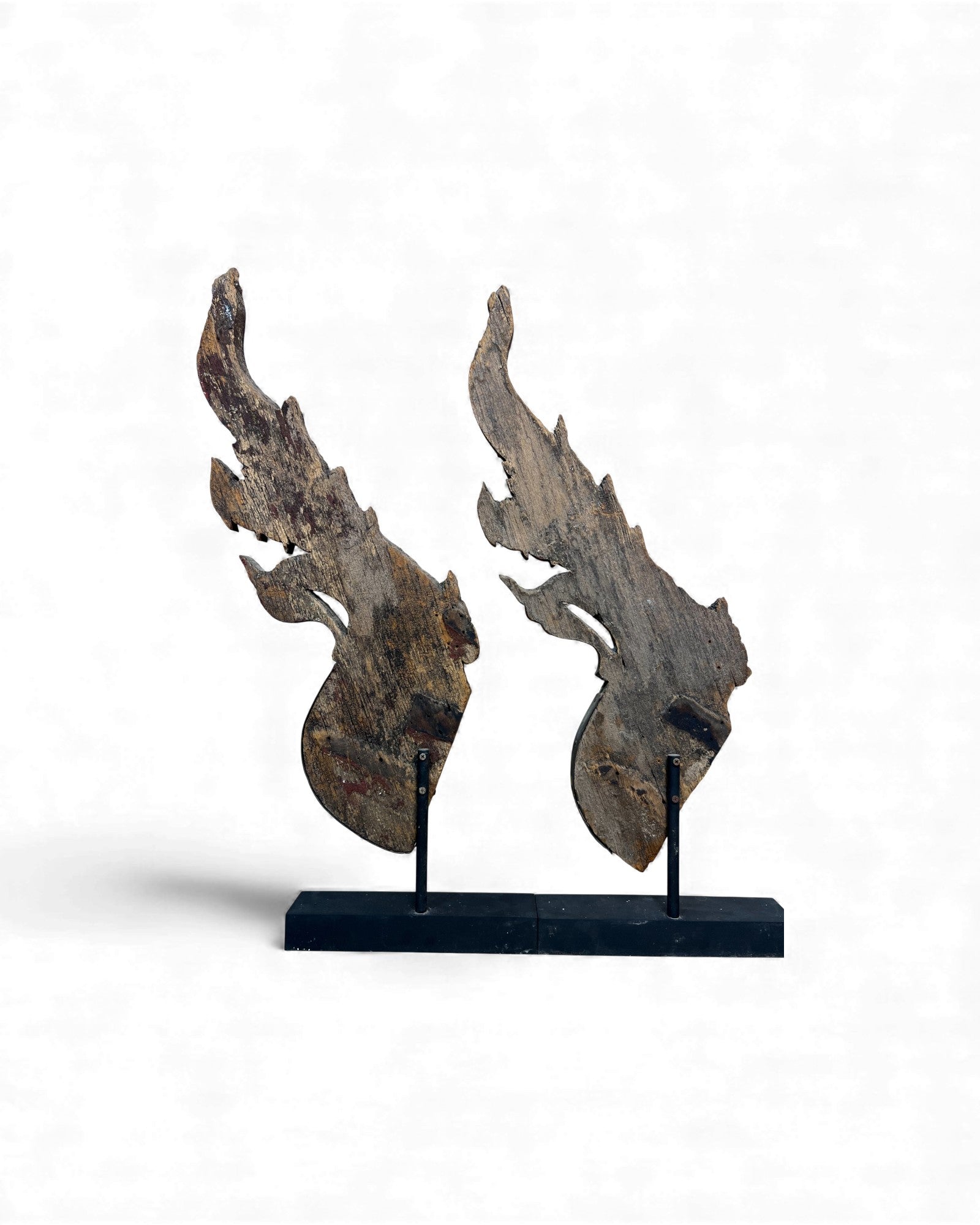 Thai Naga Architectural Finial - Set of 2 - Surround Living - 21