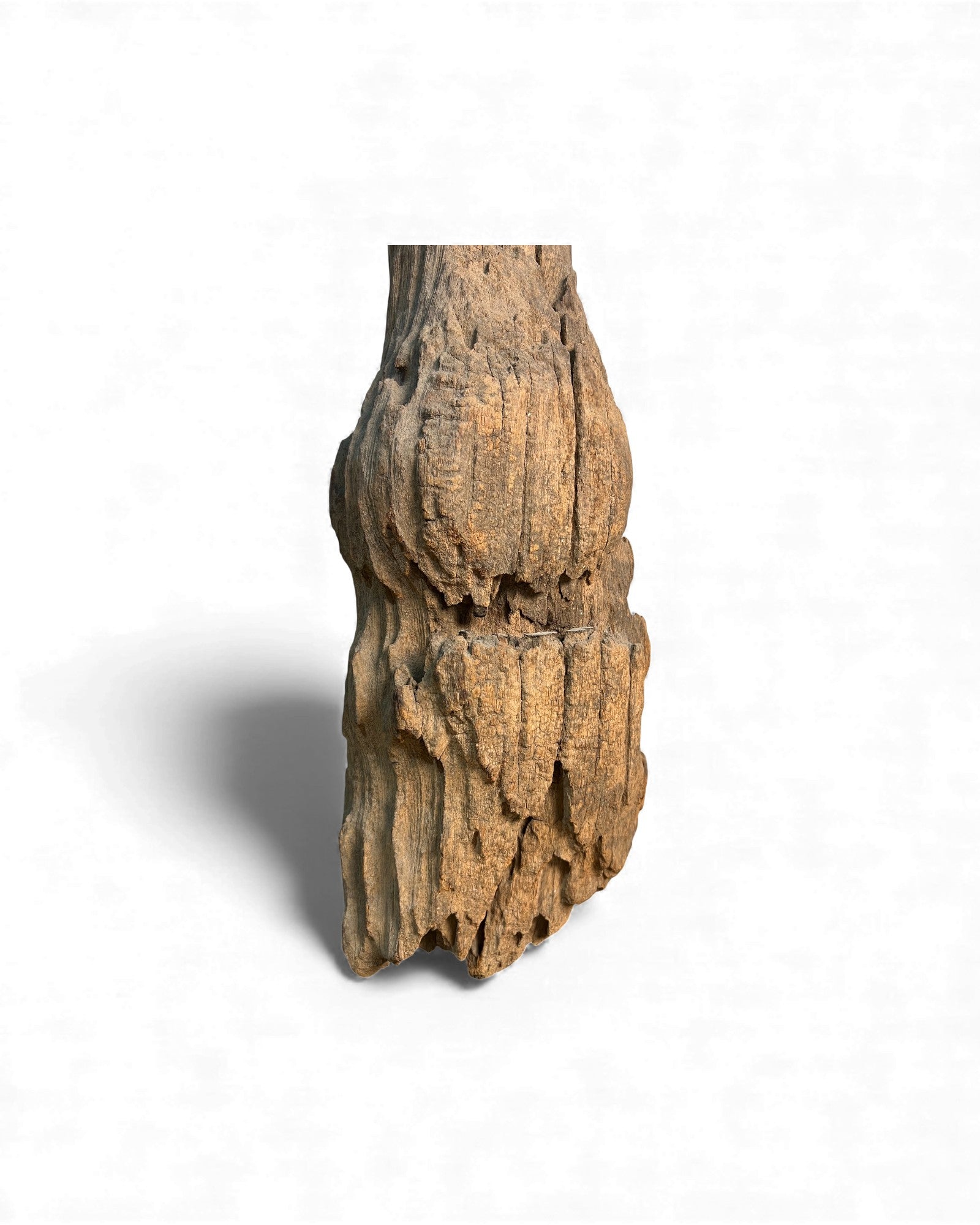 Burmese Sitting Monk (Eroded Temple Figure) - Surround Living - 17