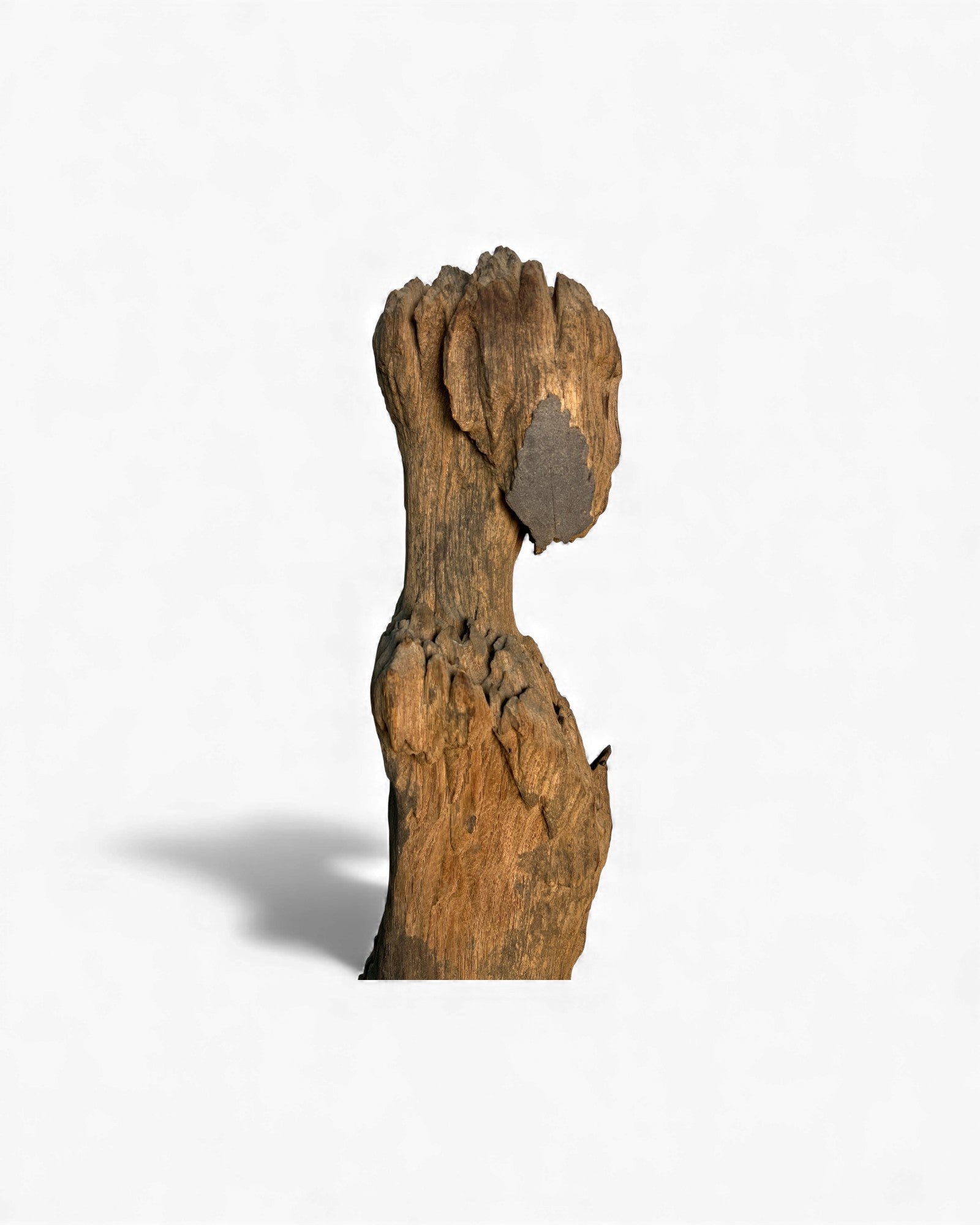 Burmese Sitting Monk (Eroded Temple Figure) - Surround Living - 13