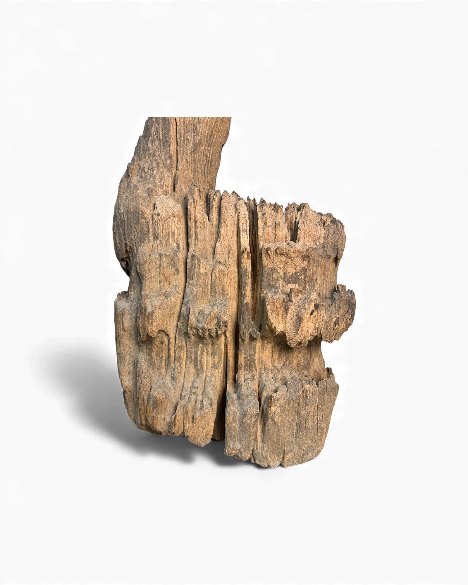 Burmese Sitting Monk (Eroded Temple Figure) - Surround Living - 14