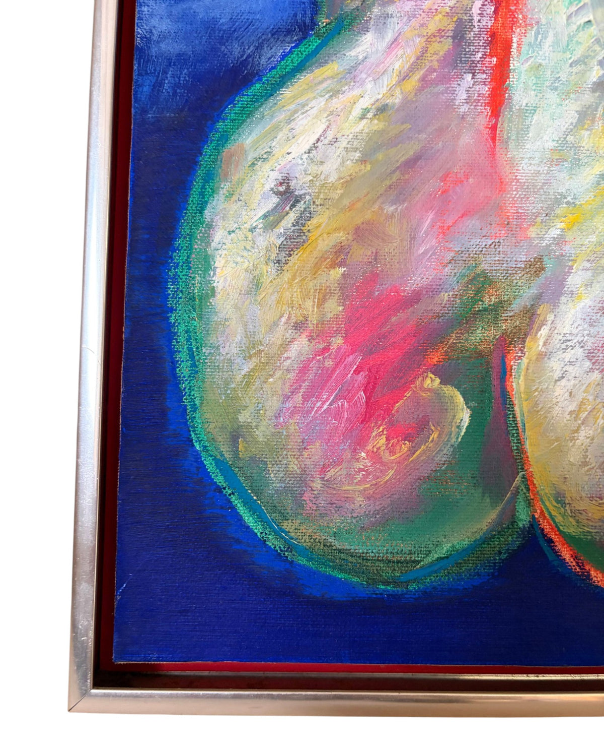 Elizabeth Romhild – Nude Woman (Front and Back), - Pair of Paintings [33 x 44cm]