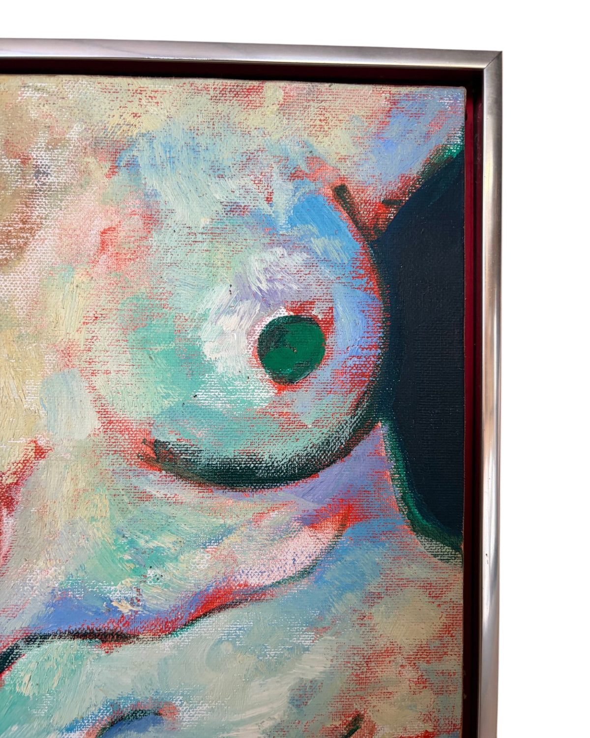 Elizabeth Romhild – Nude Woman (Front and Back), - Pair of Paintings [33 x 44cm]