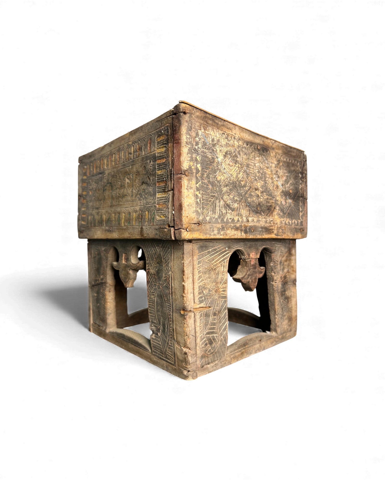 Thai Betel Box with Incised Decoration (Isan Region) - Surround Living - 14