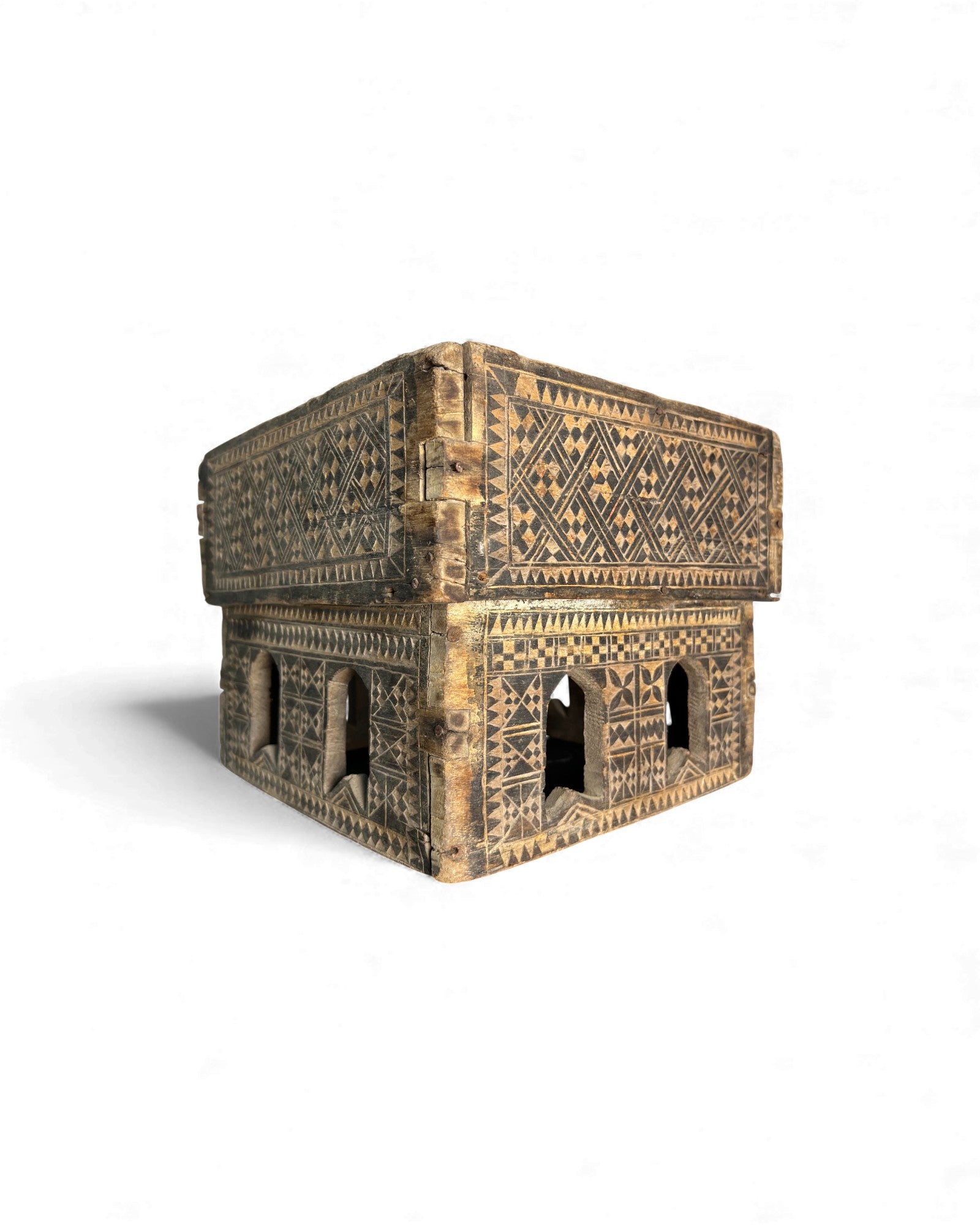 Thai Betel Box with Incised Decoration (Isan Region) - Surround Living - 2