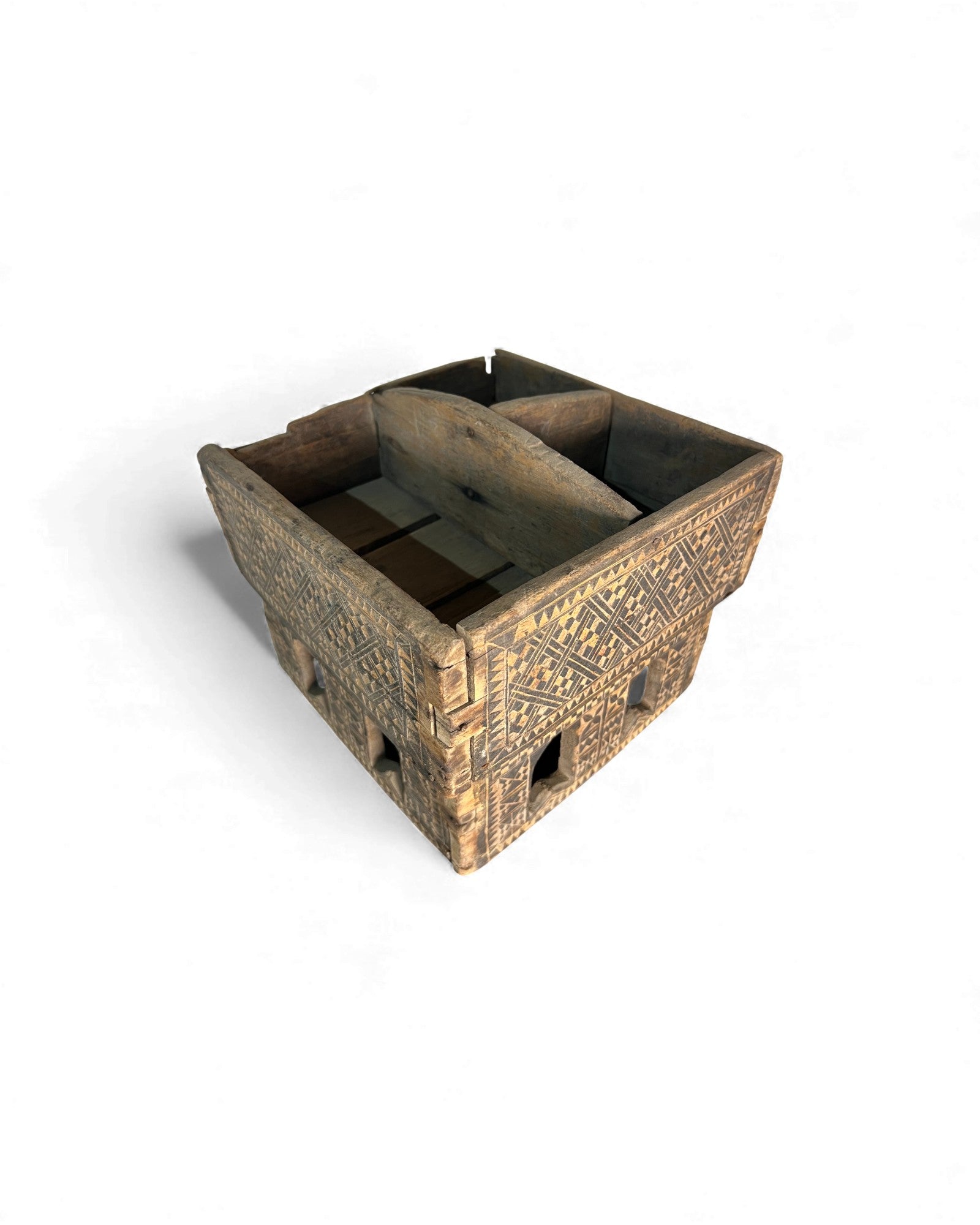 Thai Betel Box with Incised Decoration (Isan Region) - Surround Living - 16