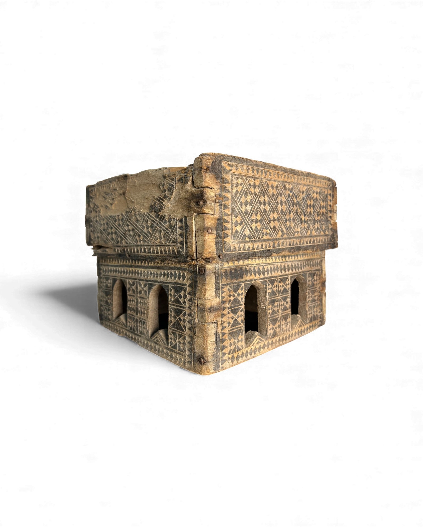 Thai Betel Box with Incised Decoration (Isan Region) - Surround Living - 20