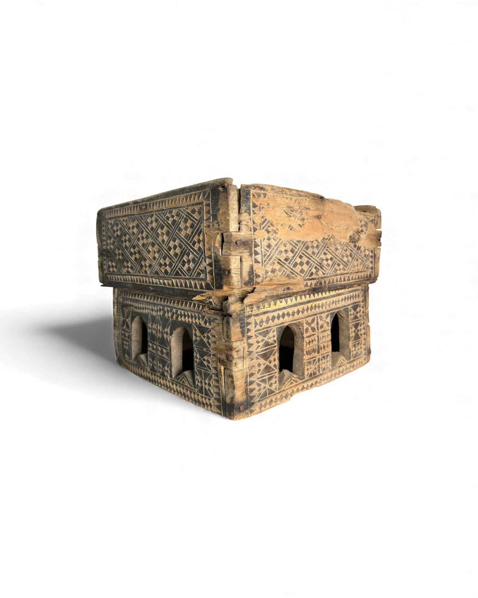 Thai Betel Box with Incised Decoration (Isan Region) - Surround Living - 24