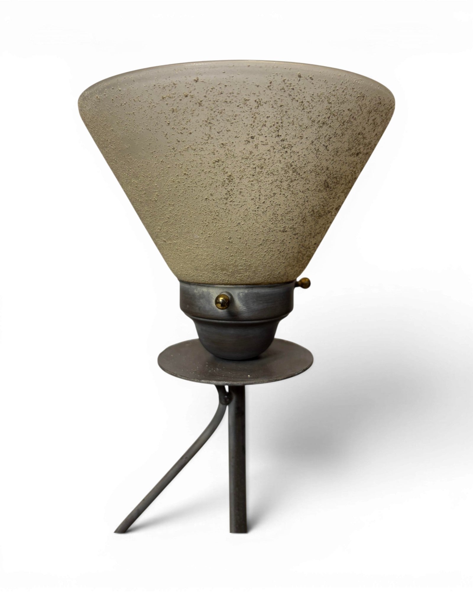Postmodern Torchiere Wrought Iron Stem Floor Lamp