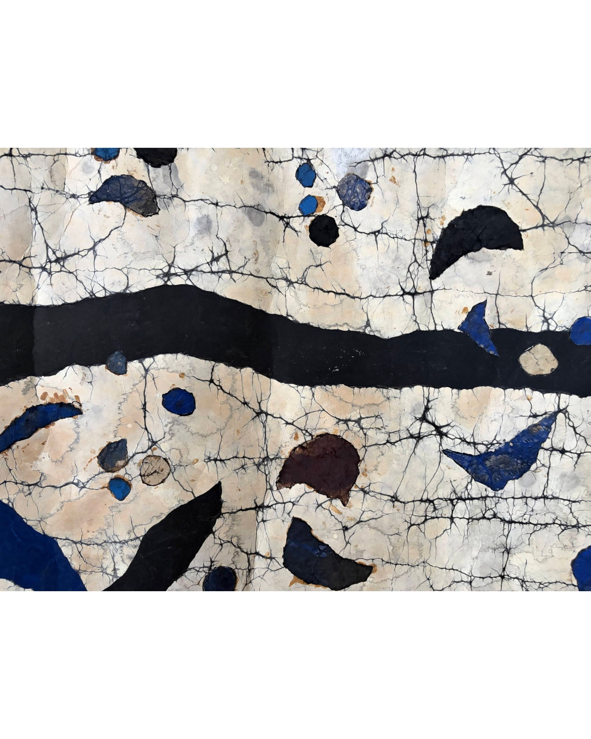 Nebula Abstract Ink Scroll on Washi Paper - by Shigeno Sawada Set of 3 - Surround Living - 14