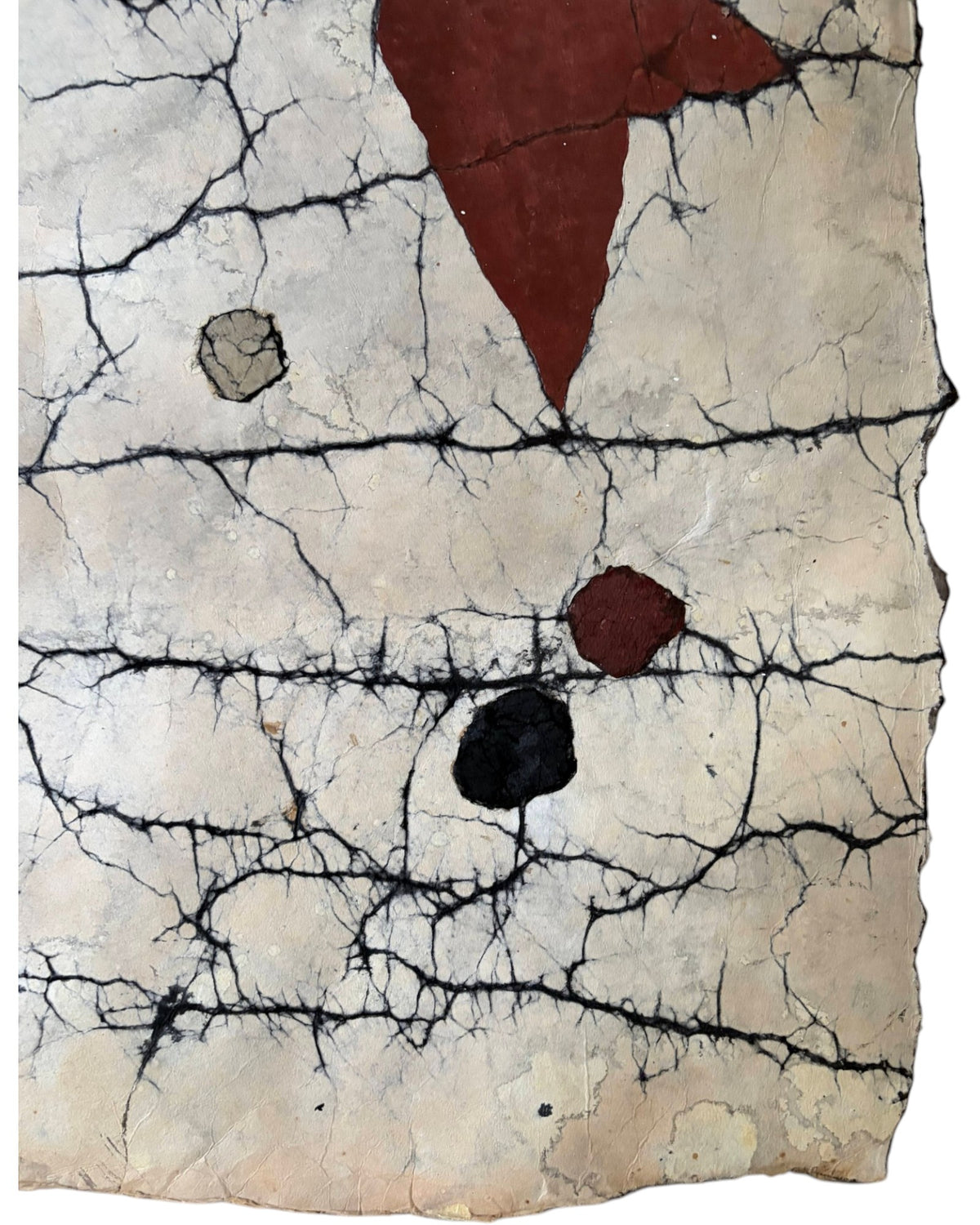 Nebula Abstract Ink Scroll on Washi Paper - by Shigeno Sawada Set of 3 - Surround Living - 19