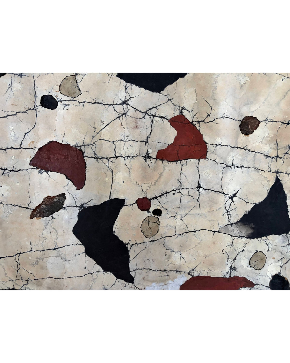 Nebula Abstract Ink Scroll on Washi Paper - by Shigeno Sawada Set of 3 - Surround Living - 22