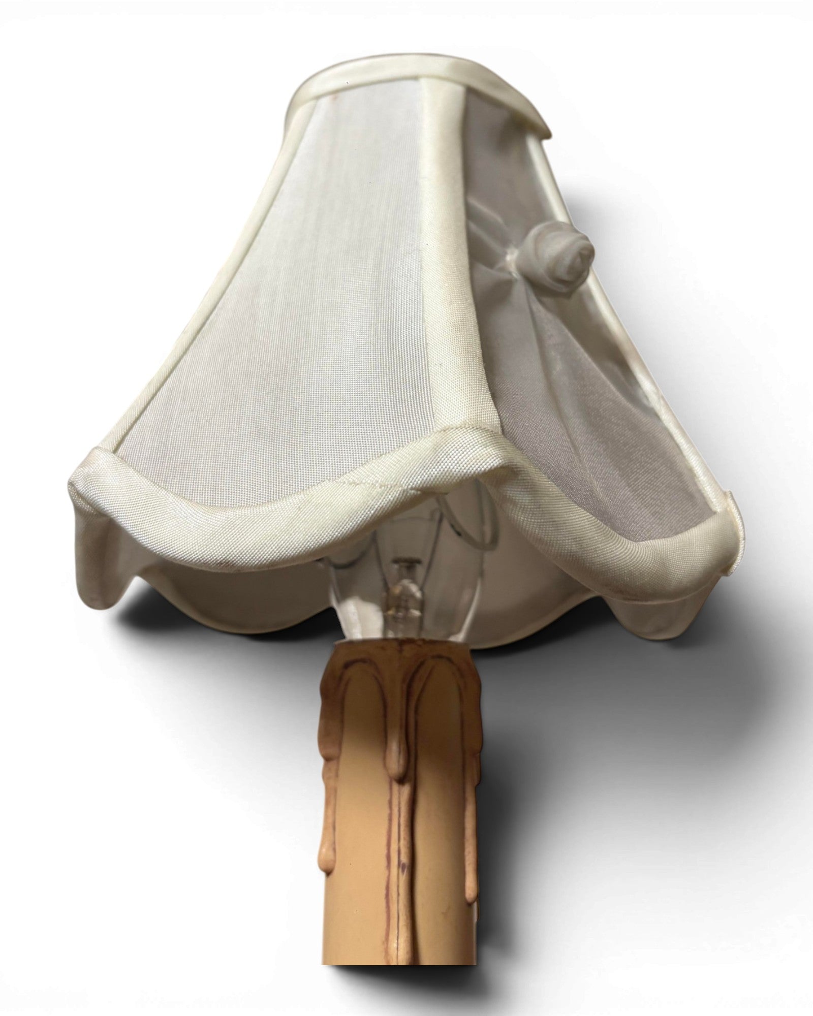 Vintage Candle-Form Table Lamp