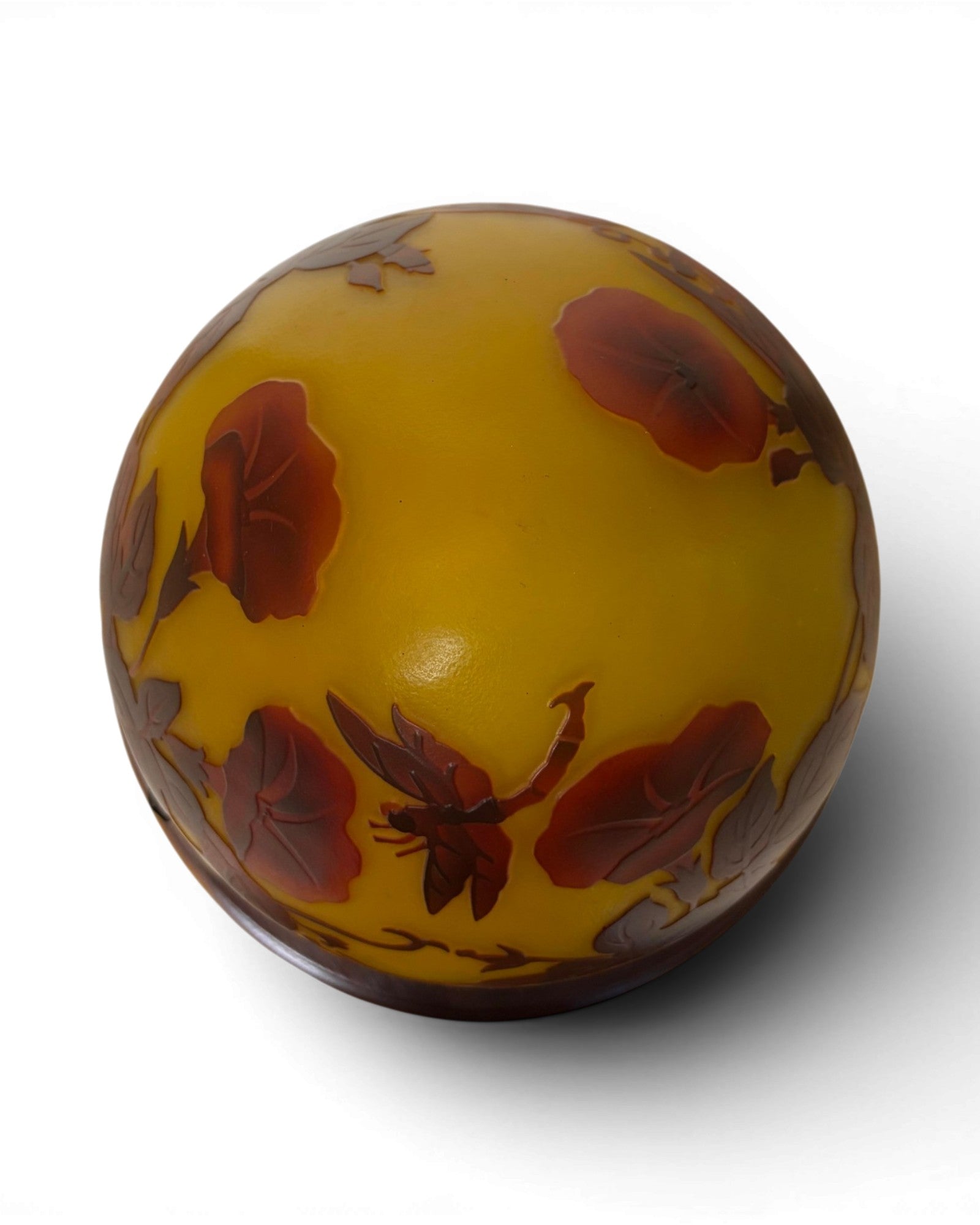 Art Nouveau Cameo Glass Table Lamp