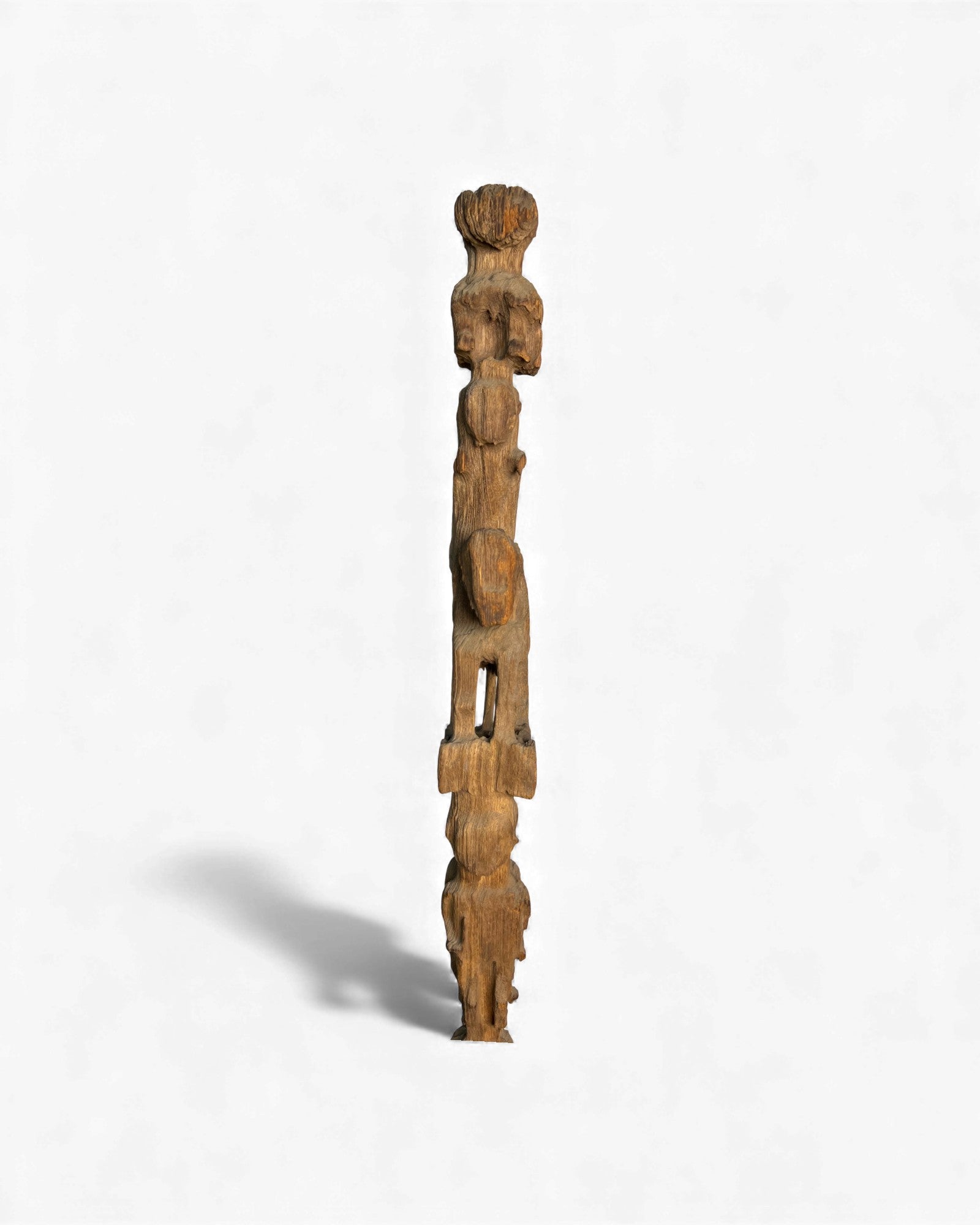 Chin Totem Post with Man on Horse and Elephant Motifs - Surround Living - 5