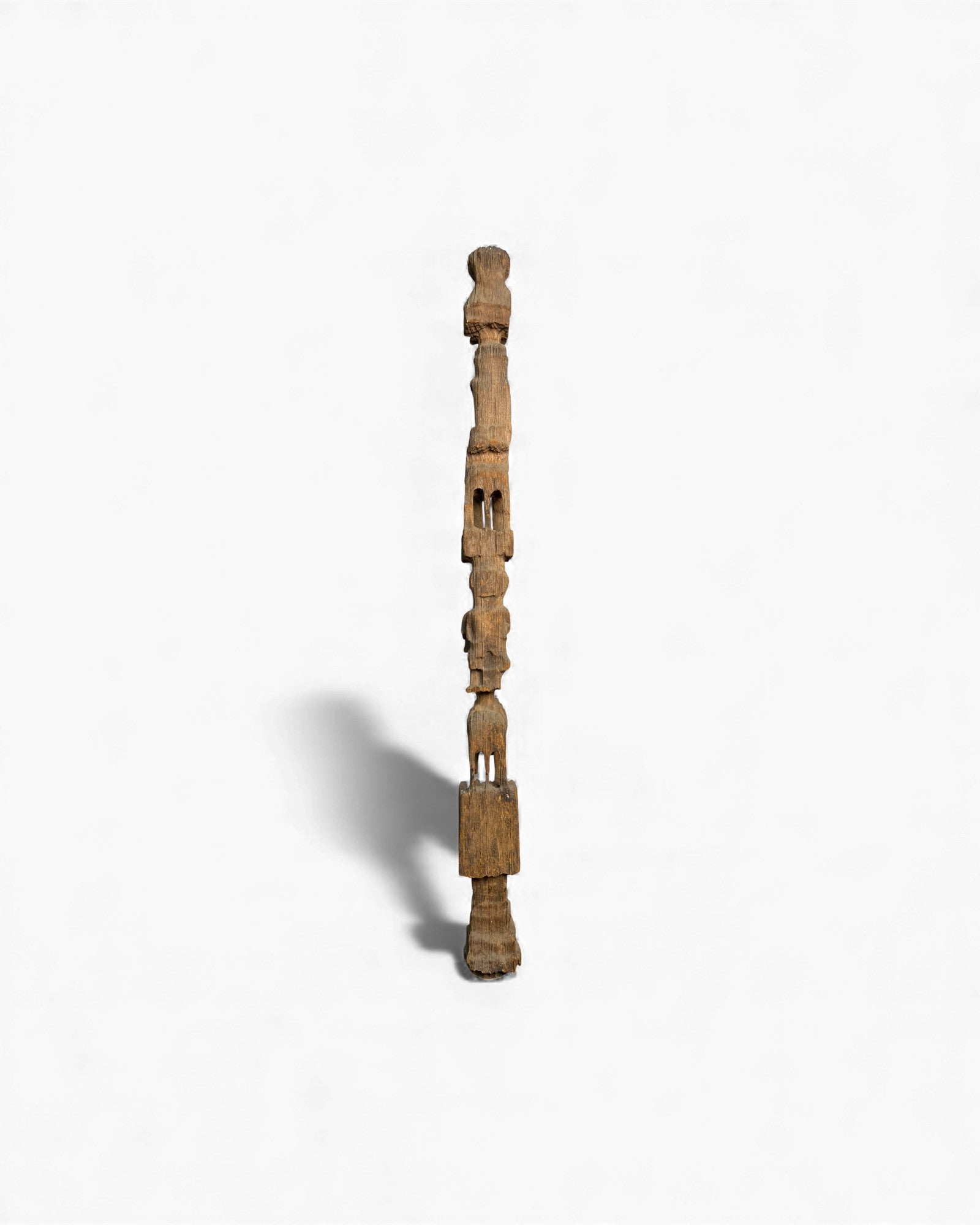 Chin Totem Post with Man on Horse and Elephant Motifs - Surround Living - 17