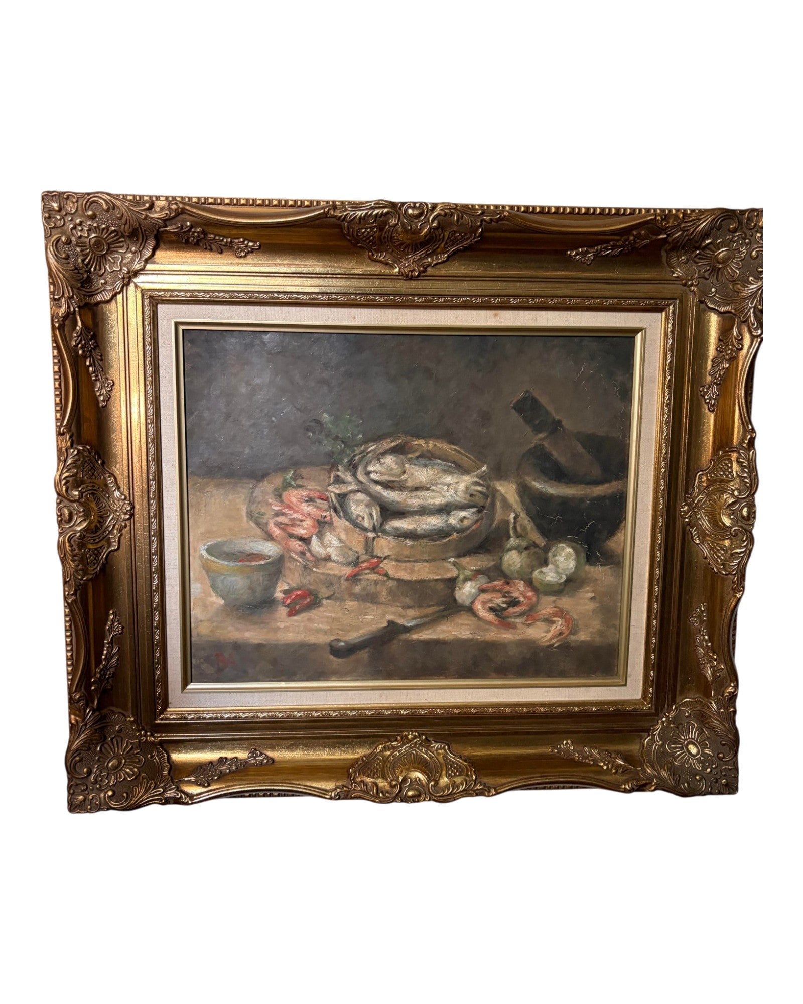 A Classical-Style Oil Painting of a Kitchen Still Life by Ajarn Ravichai Areeyamitr - [65 x 75cm]