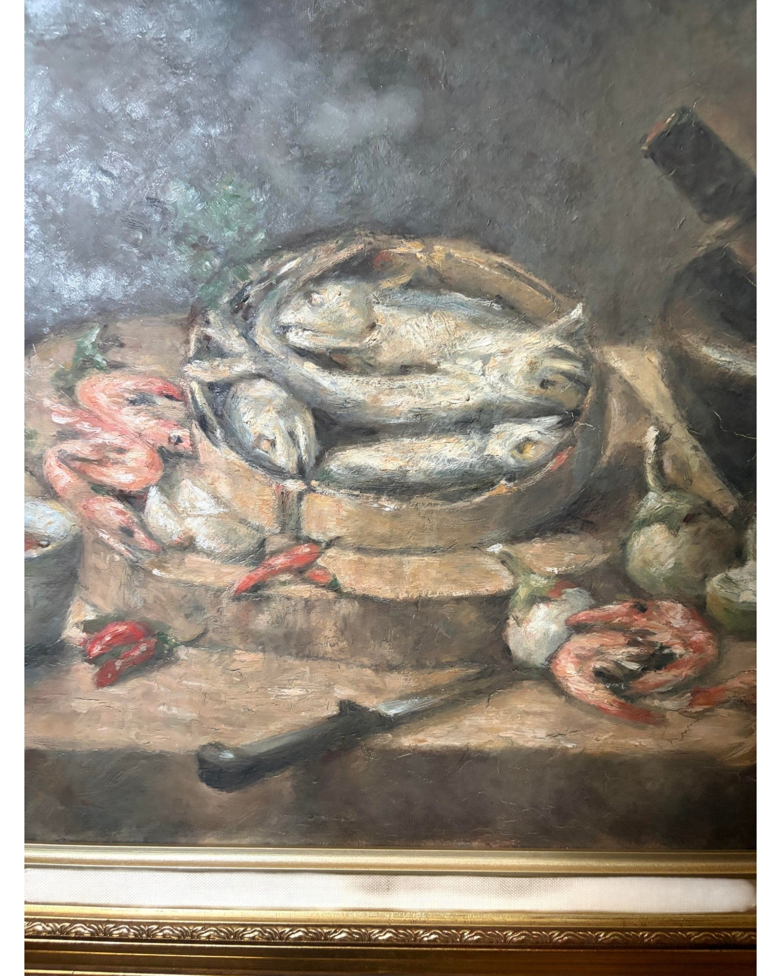 A Classical-Style Oil Painting of a Kitchen Still Life by Ajarn Ravichai Areeyamitr - [65 x 75cm]