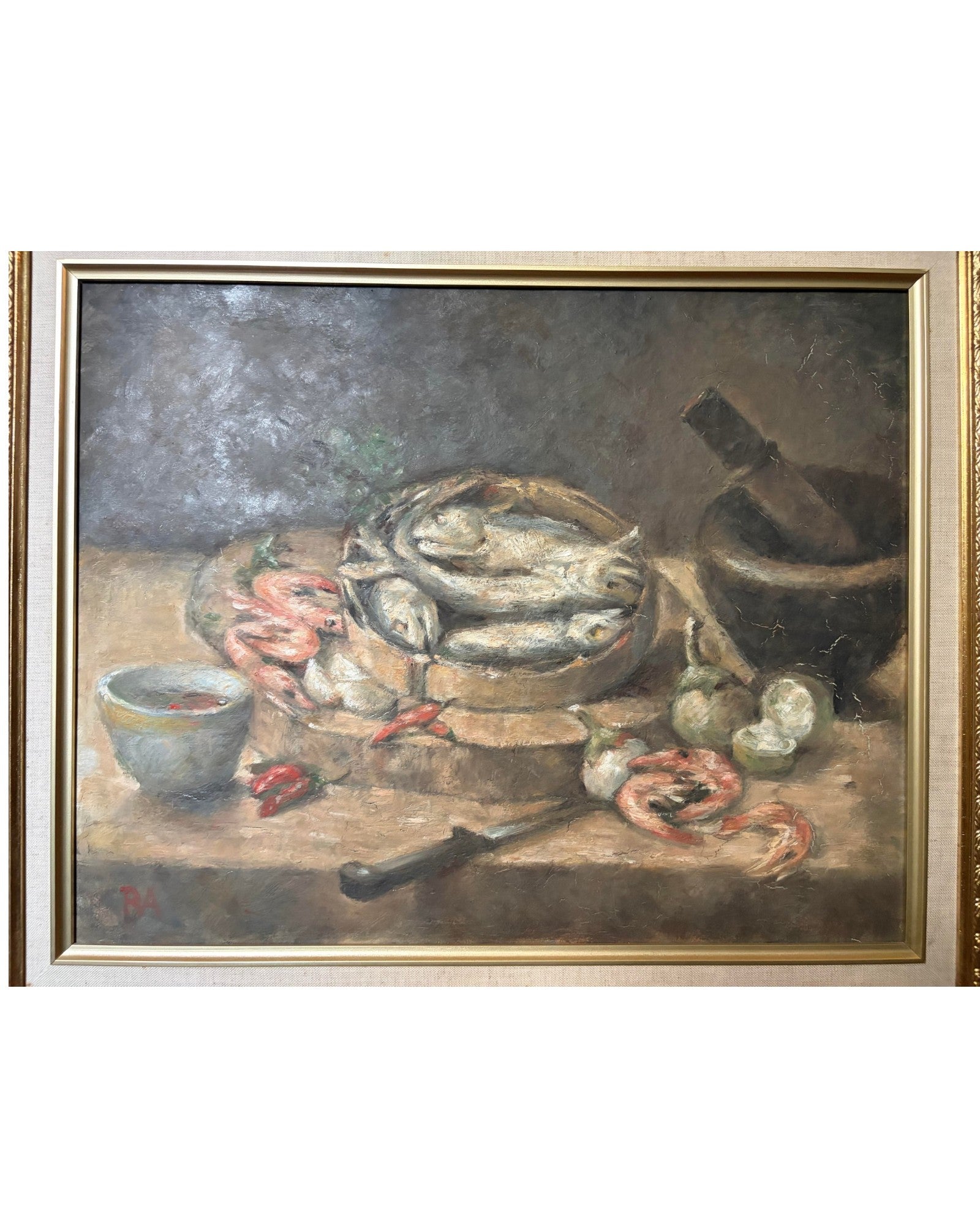 A Classical-Style Oil Painting of a Kitchen Still Life by Ajarn Ravichai Areeyamitr - [65 x 75cm]