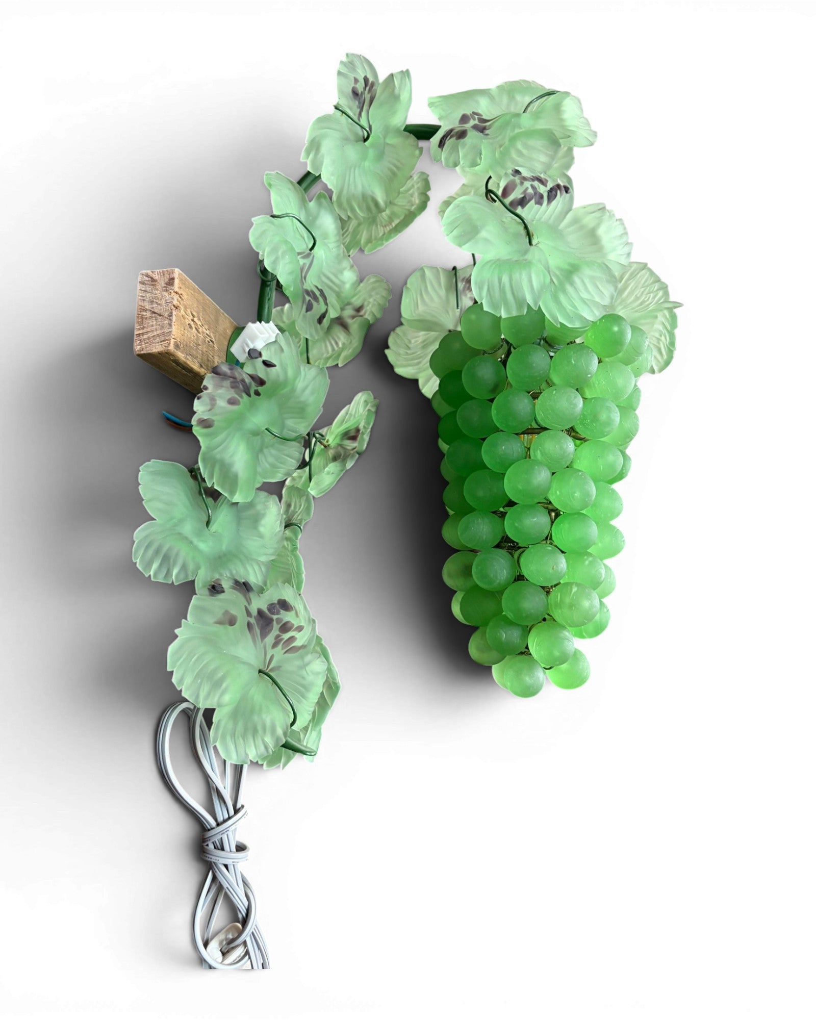 Vintage Murano Glass Grape Lamp
