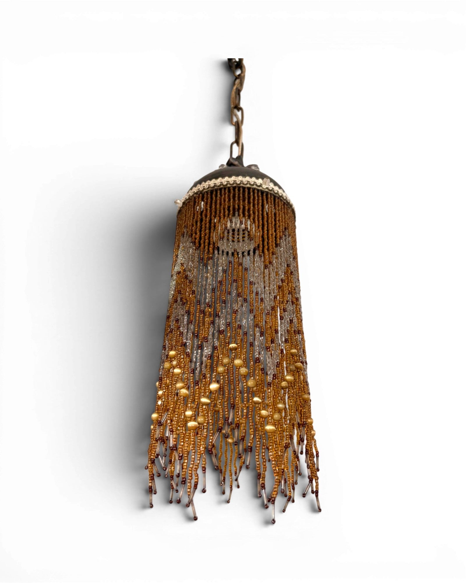 Antique-Style Hanging Lamp with Angel Figures