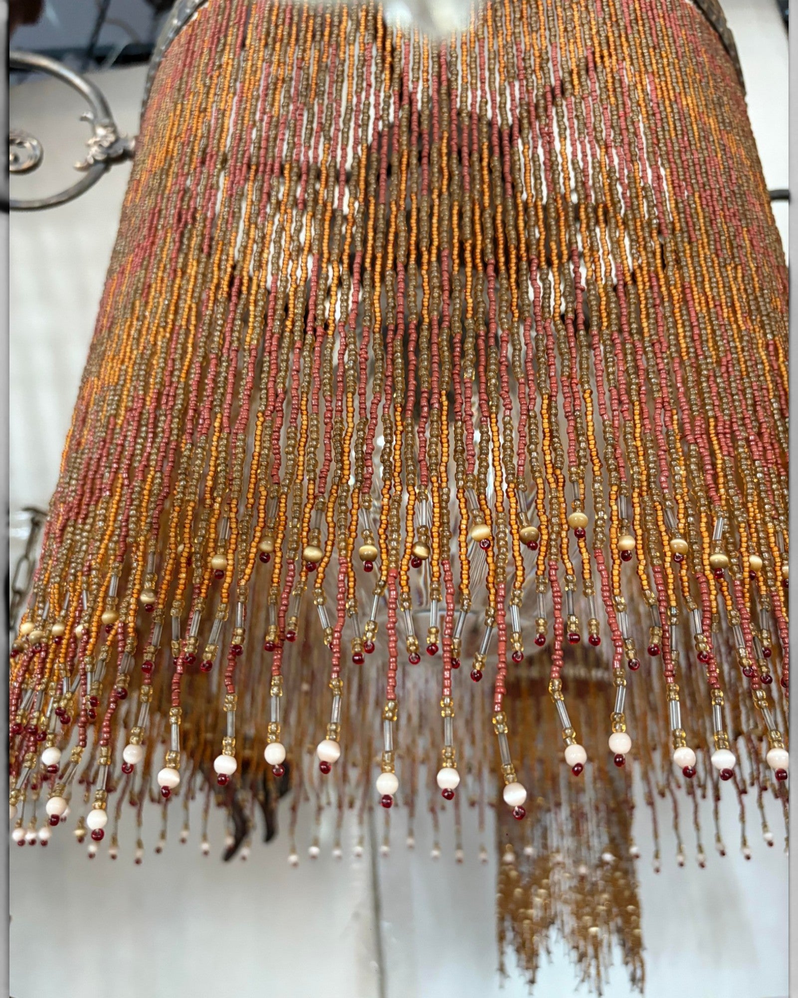 Antique-Style Hanging Lamp with Angel Figures