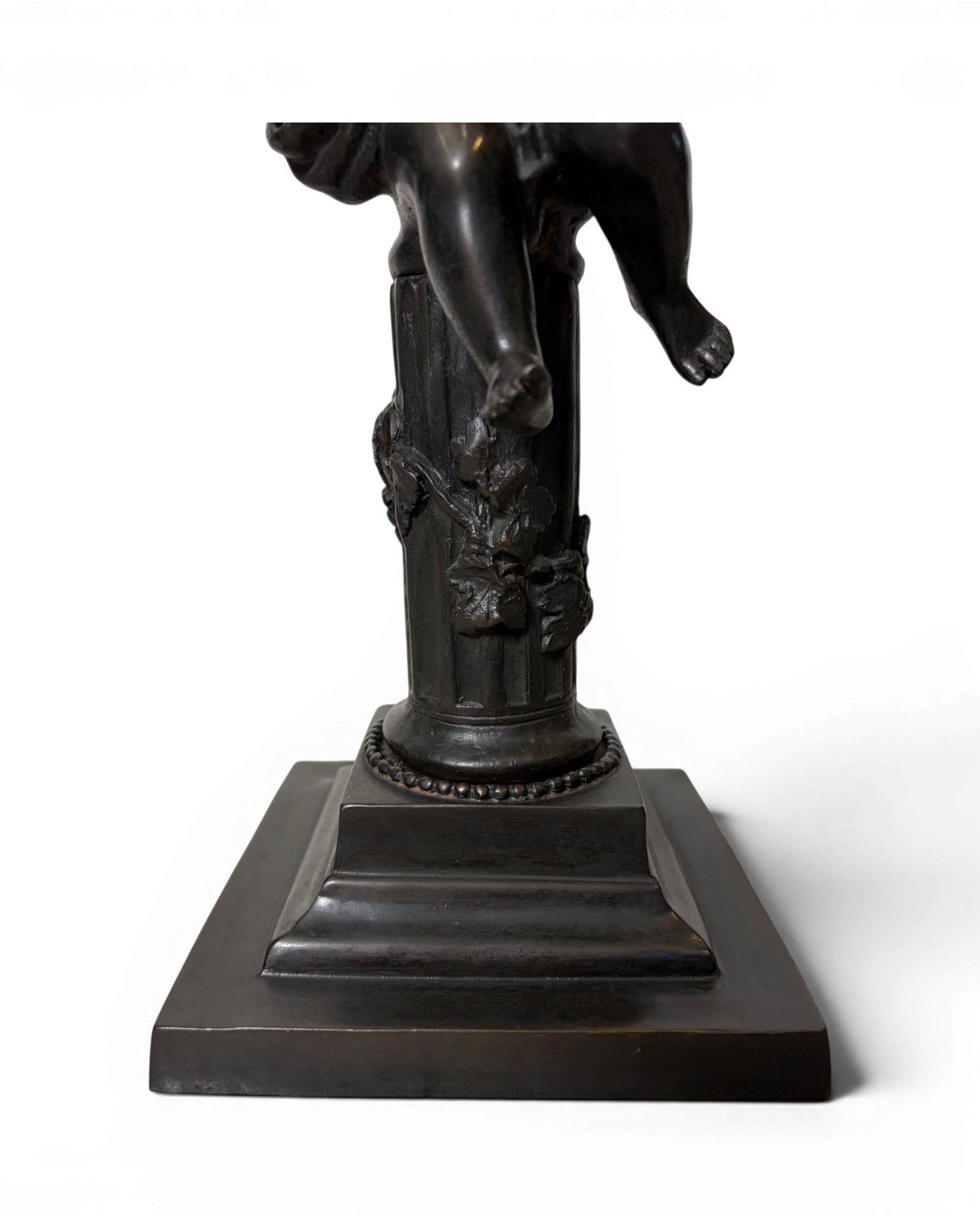 Murano Glass Cherub Table Lamp