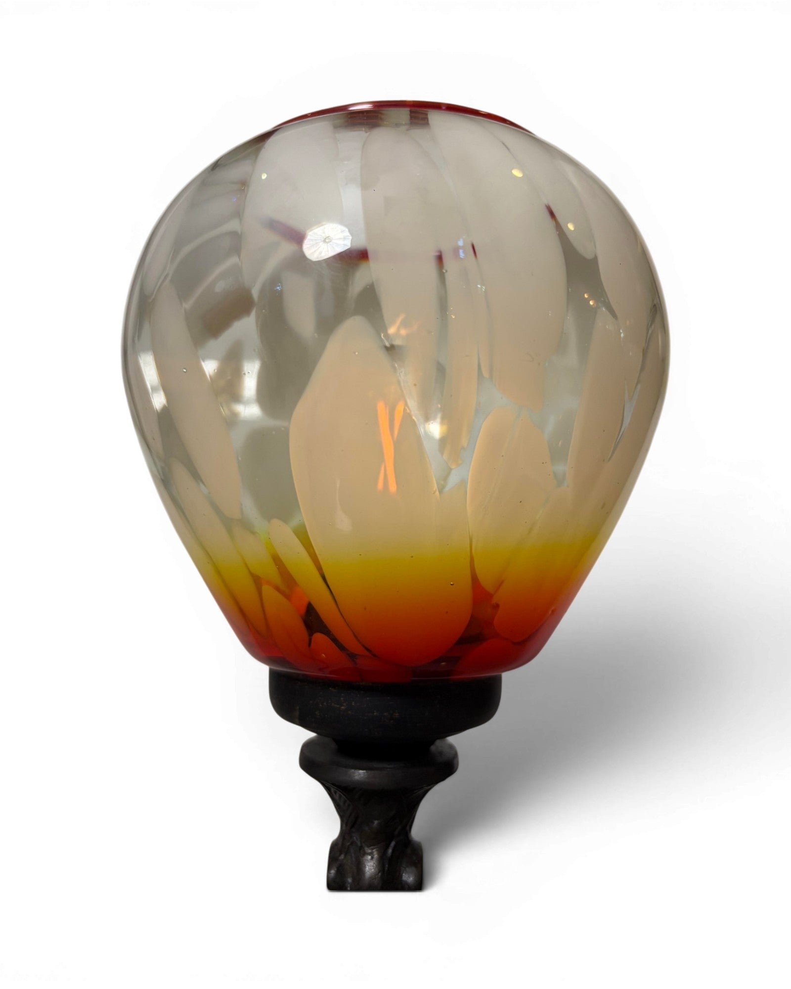 Murano Glass Cherub Table Lamp