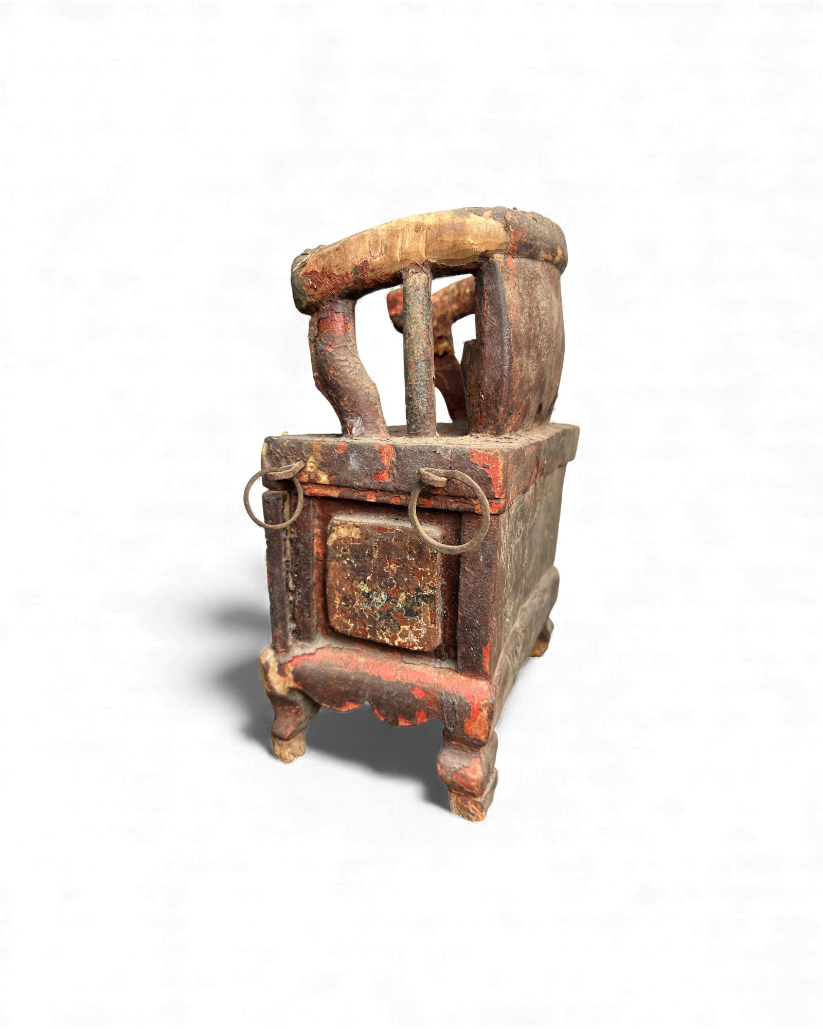 Carved Chinese Household Altar with Figural Relief - Surround Living - 26