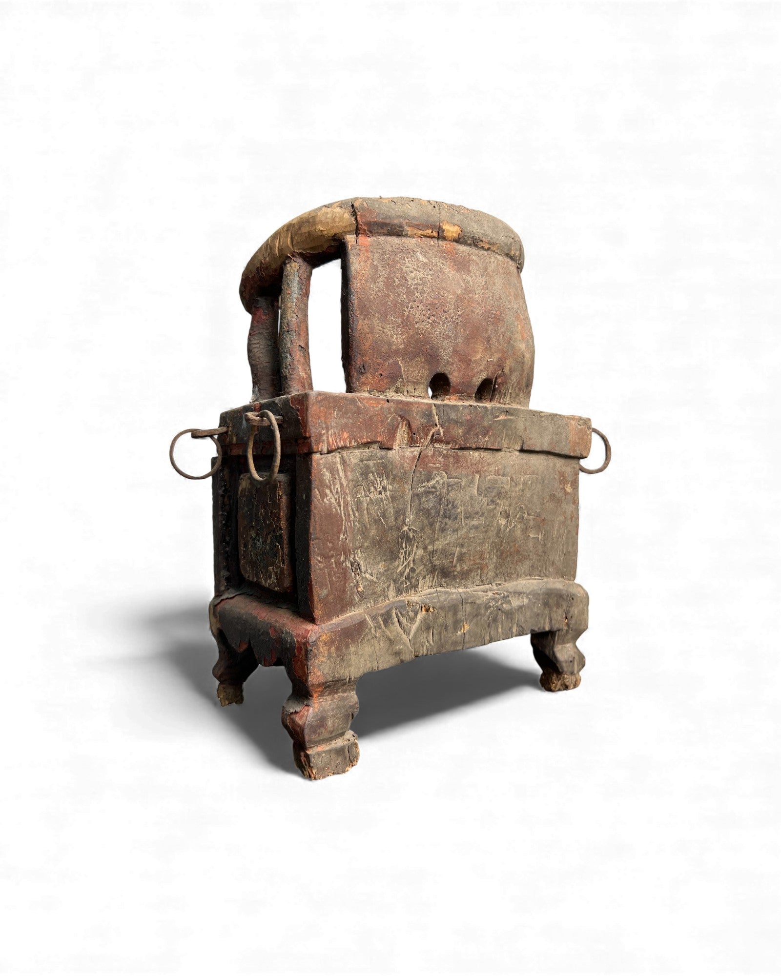 Carved Chinese Household Altar with Figural Relief - Surround Living - 8