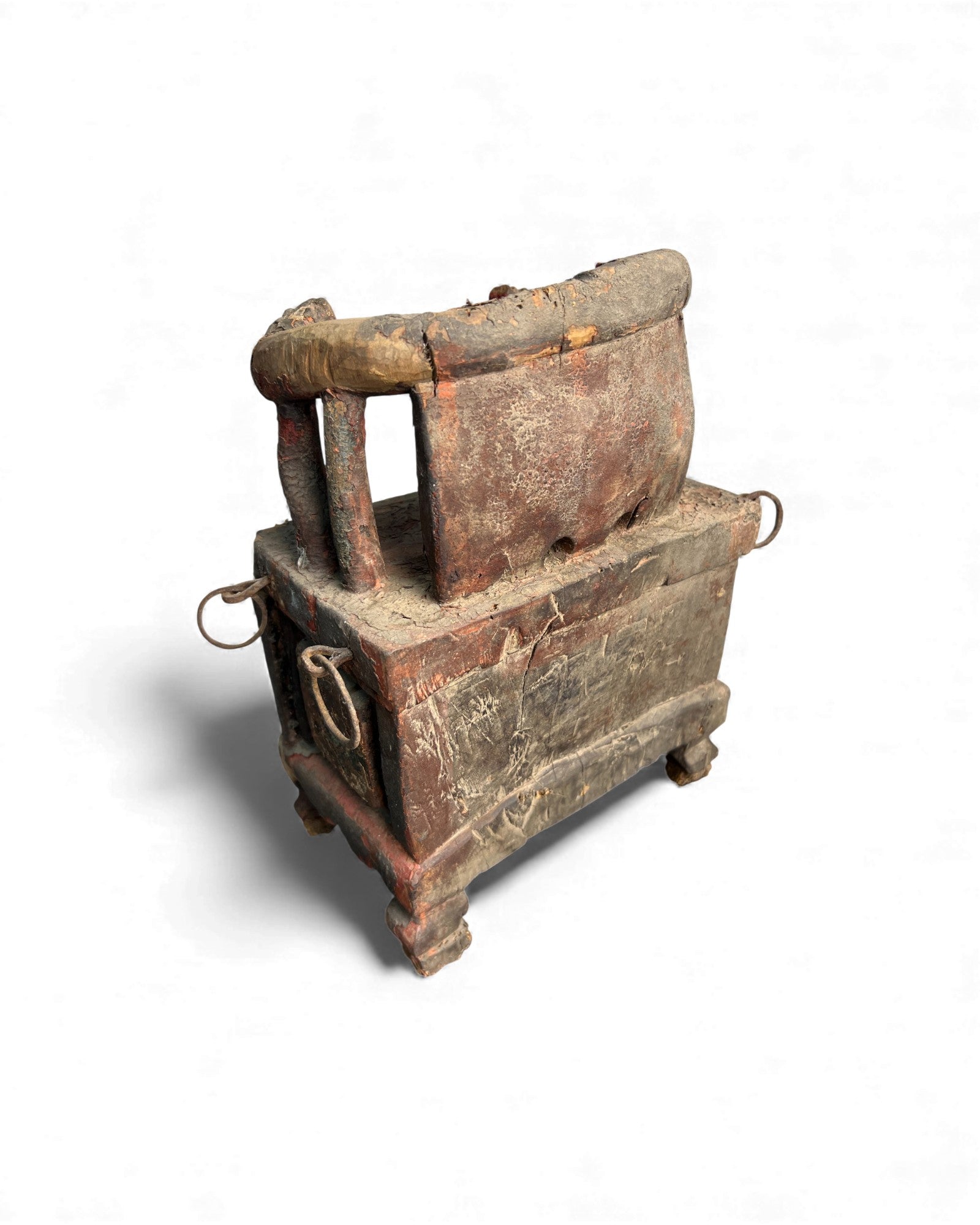 Carved Chinese Household Altar with Figural Relief - Surround Living - 23