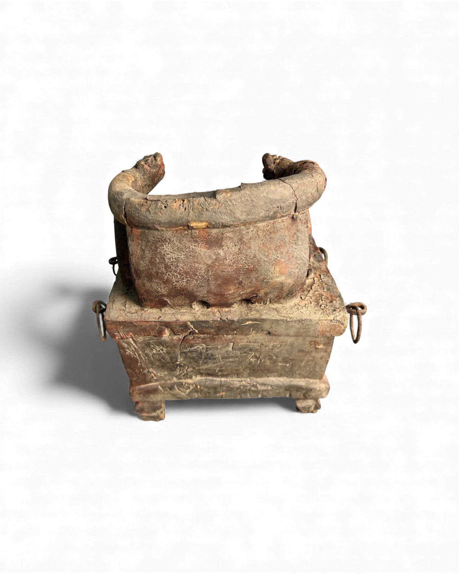 Carved Chinese Household Altar with Figural Relief - Surround Living - 30