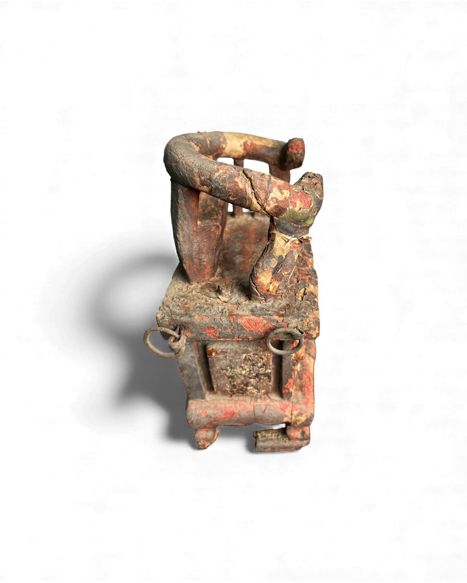 Carved Chinese Household Altar with Figural Relief - Surround Living - 22