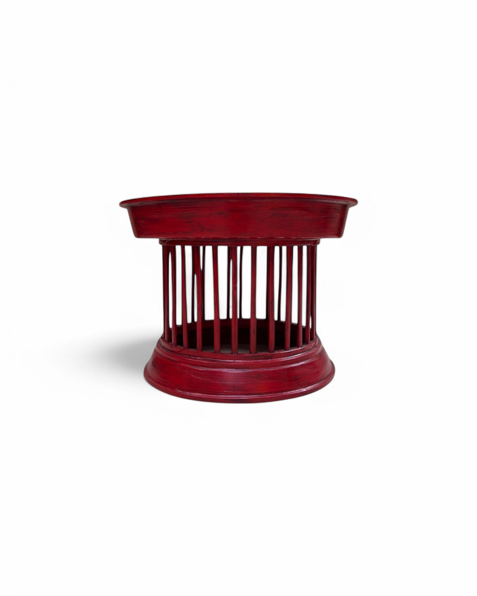 Maroon Thai Tall Fruit Stand