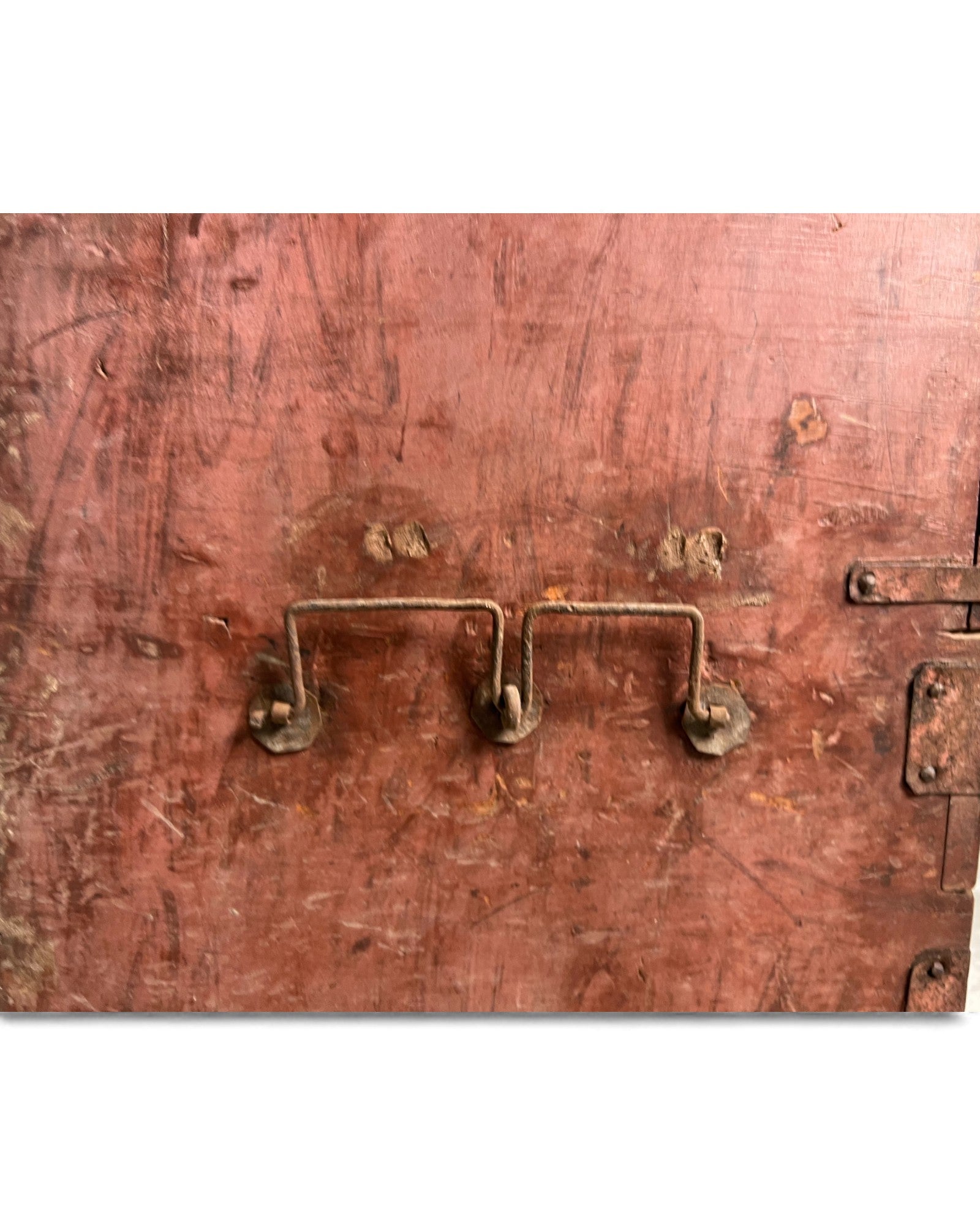 Antique North Korean Banjadi Chest with Iron Paper - Cut Motifs - Surround Living - 21