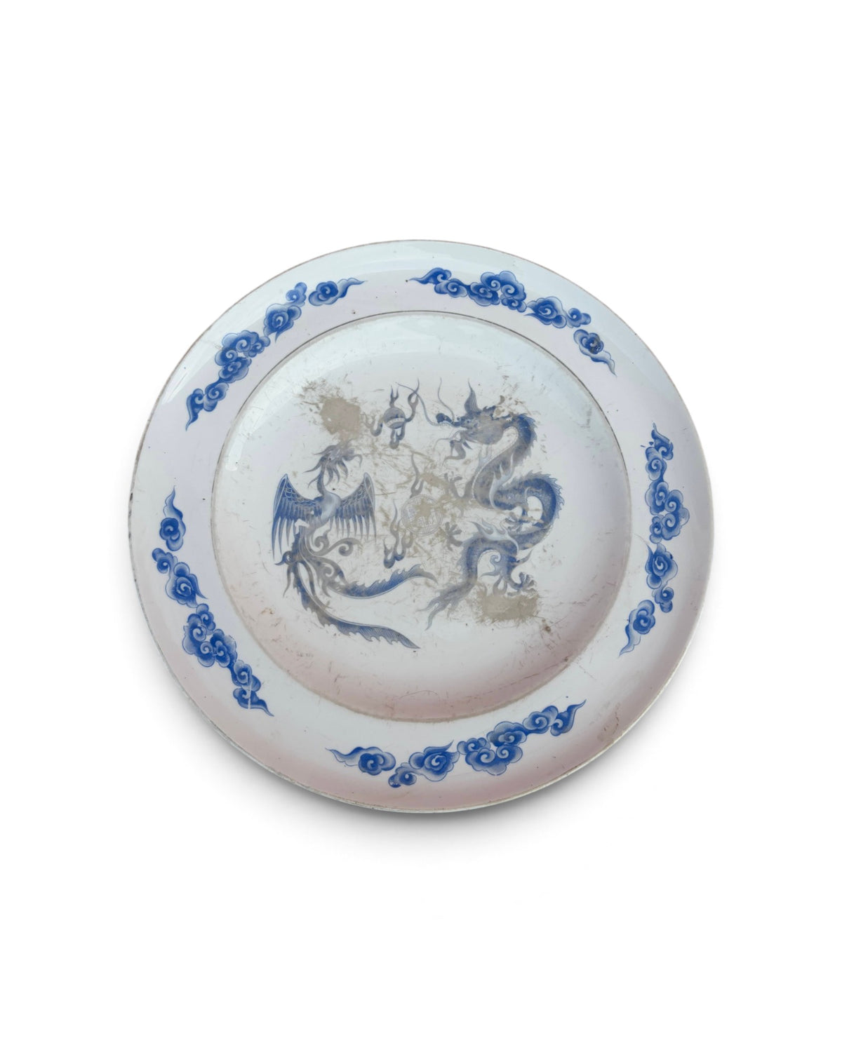 Large Antique Porcelain Charger