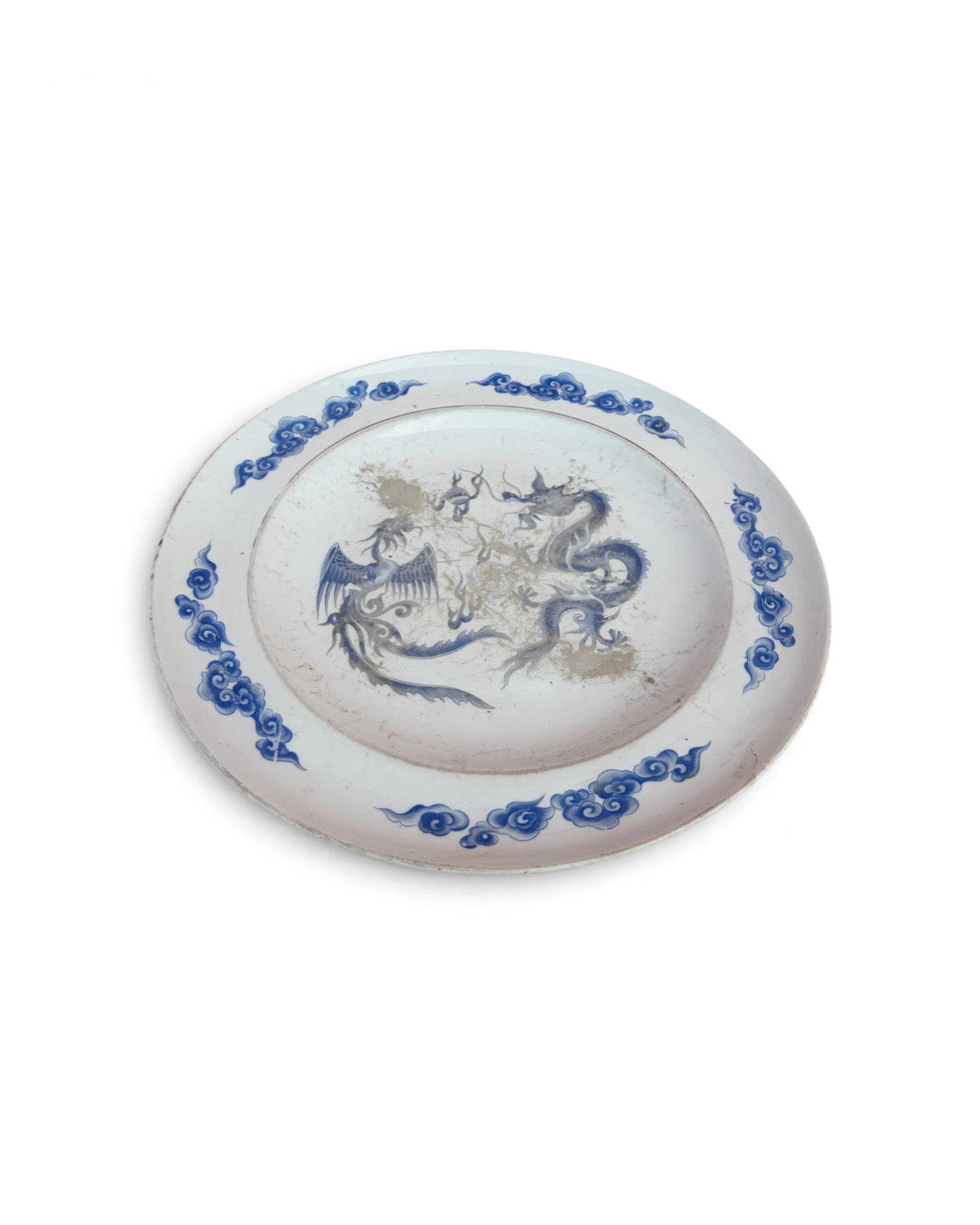 Large Antique Porcelain Charger