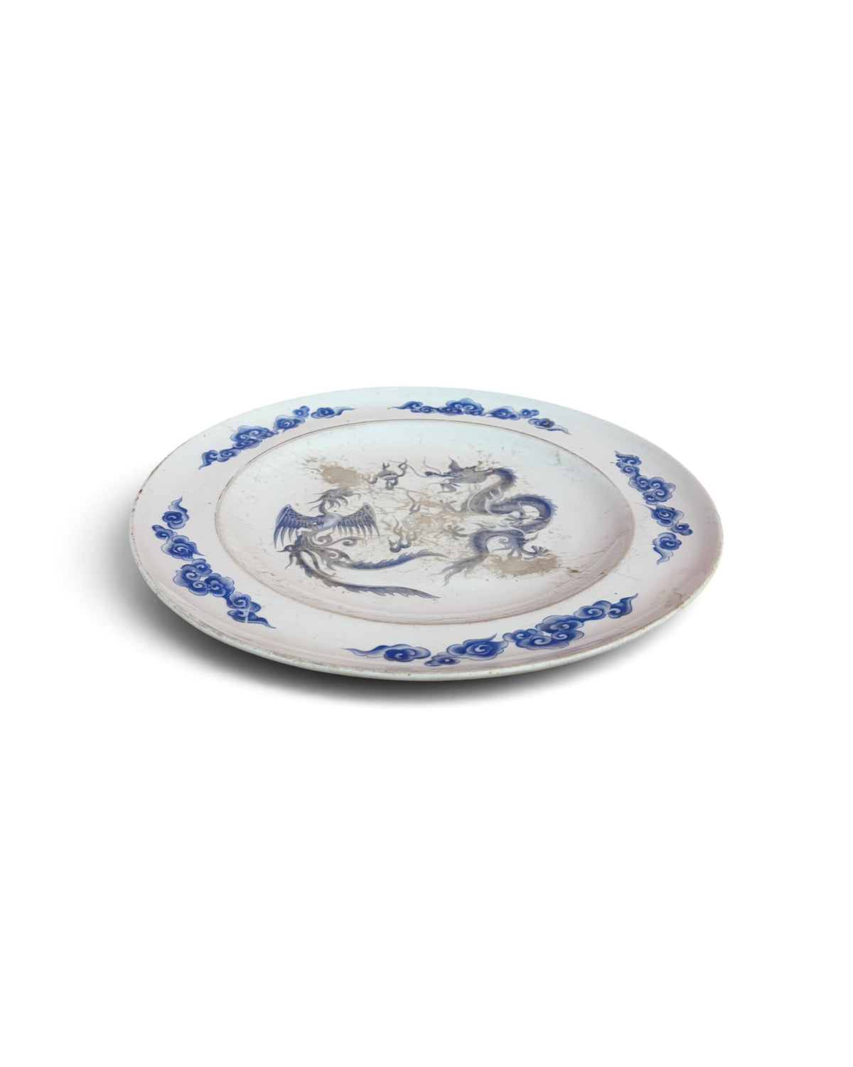 Large Antique Porcelain Charger